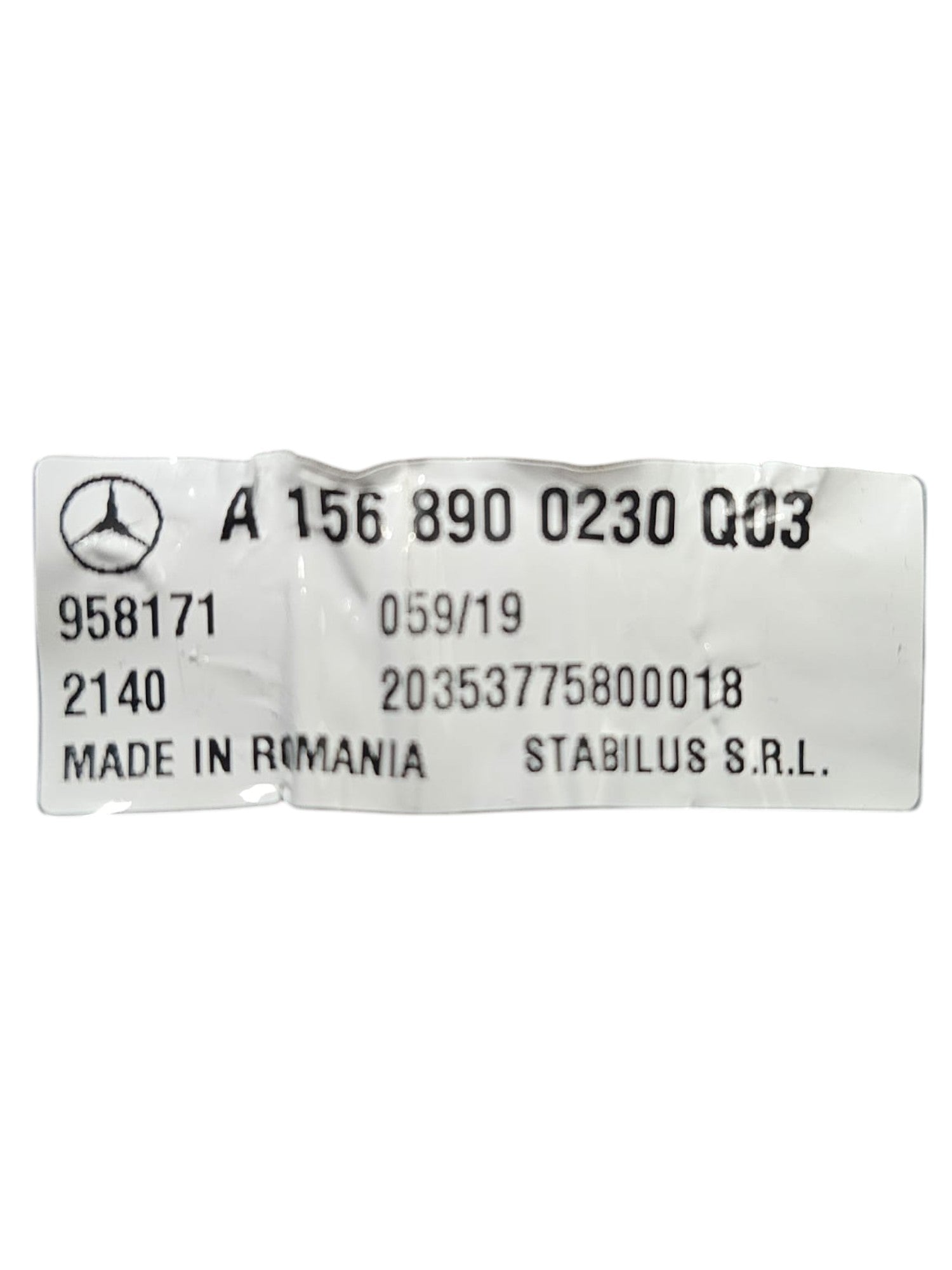 Coppia Pistoncini Elettrici Portellone Mercedes GLA X156 Cod:A1568900230Q03 (2013 - 2019) - F&P CRASH SRLS - Ricambi Usati