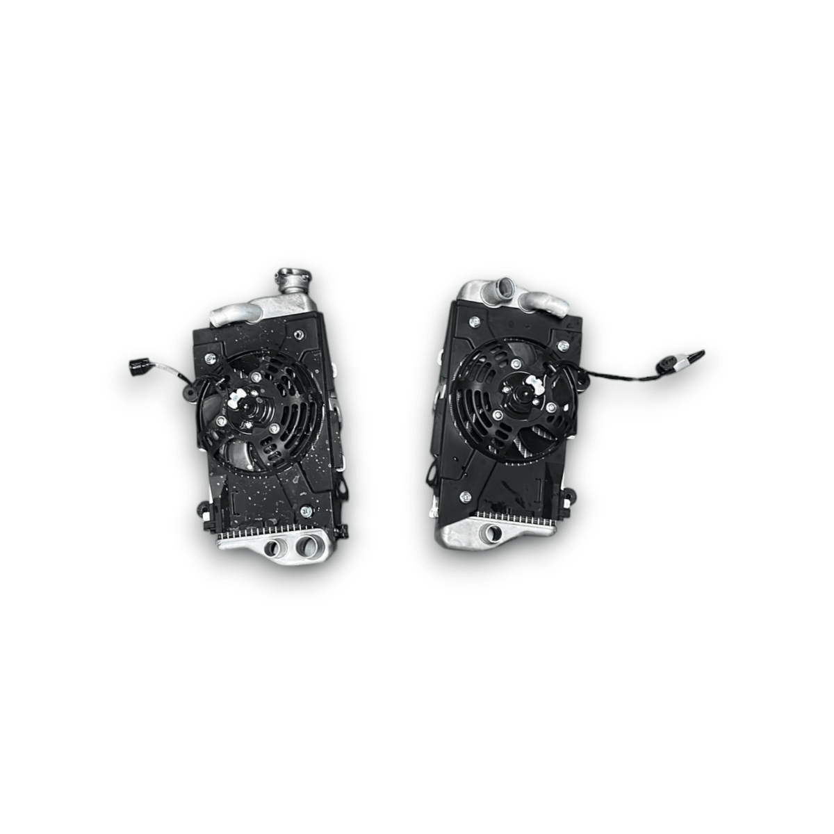 Coppia radiatori liquido refrigerante honda africa twin dct es 1100 (2024 > 2026) +ventole - F&P CRASH SRL - Ricambi Usati
