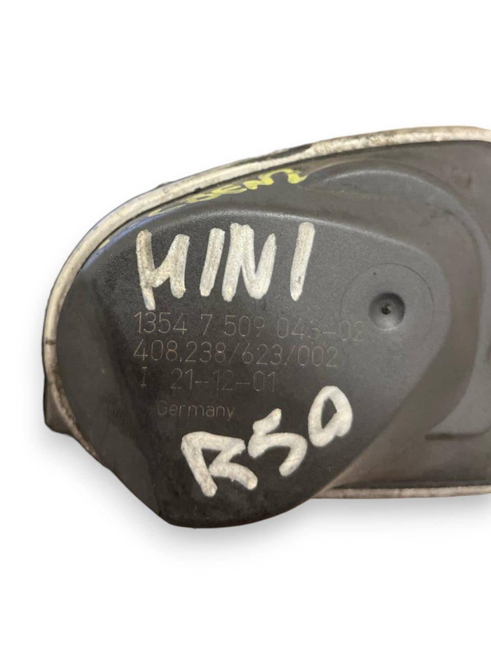 Corpo Farfallato Mini Cooper One R50 1.6 Benzina (2001 al 2007) cod: 13547509043-02 - F&P CRASH SRLS - Ricambi Usati