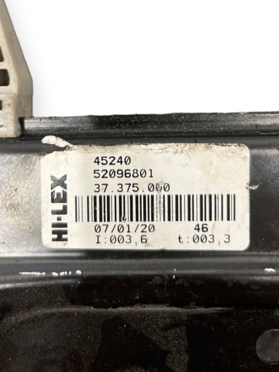 Window Lifter / Electric Window Lift front right (dx) Lancia Ypsilon (2013>) code: 52096801 - F&P CRASH SRLS - Used Spare Parts