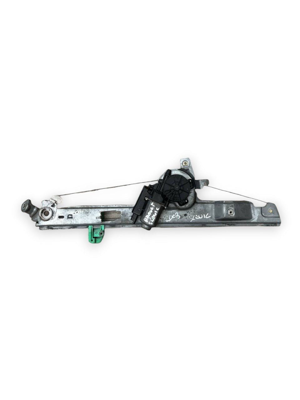 Cremagliera Alzacristallo / Alzavetro Elettrico anteriore destra (dx) Renault Scenic III (2003 al 2009) cod: 117358B - F&P CRASH SRLS - Ricambi Usati
