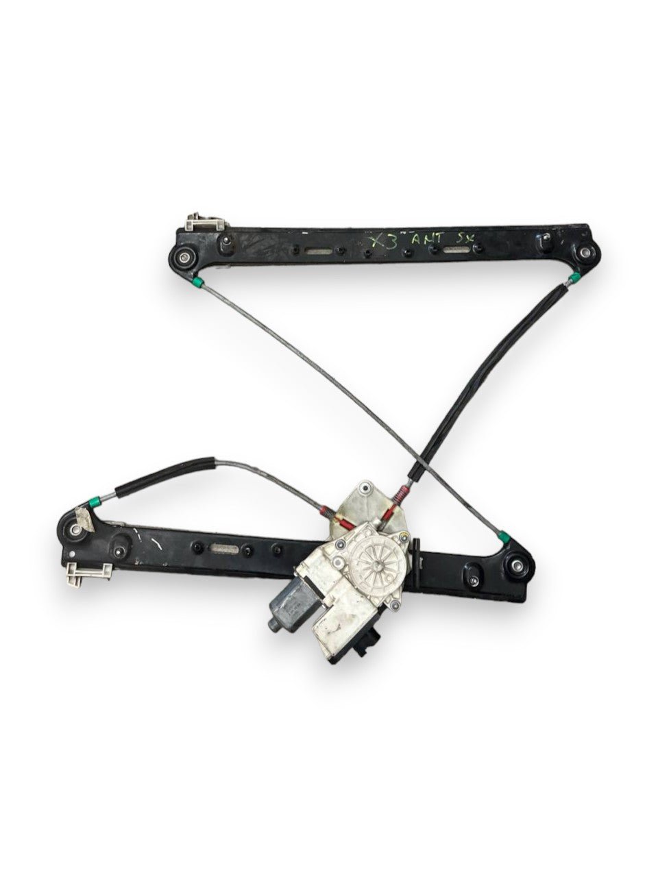 Cremagliera Alzacristallo / Alzavetro Elettrico anteriore sinistra (sx) Bmw X3 E83 (2004 al 2010) cod: E840311302 - F&P CRASH SRLS - Ricambi Usati