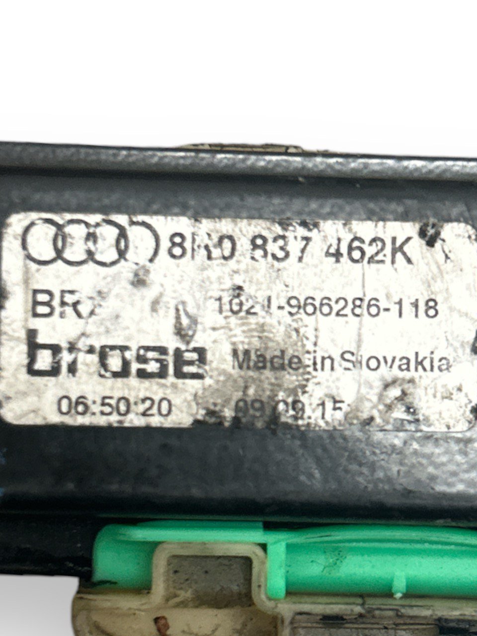Electric Window Regulator / Electric Window Lifter Front Right (DX) Audi Q5 (8R) (2008 to 2017) code 8R0837462K - F&P CRASH SRLS - Used Spare Parts