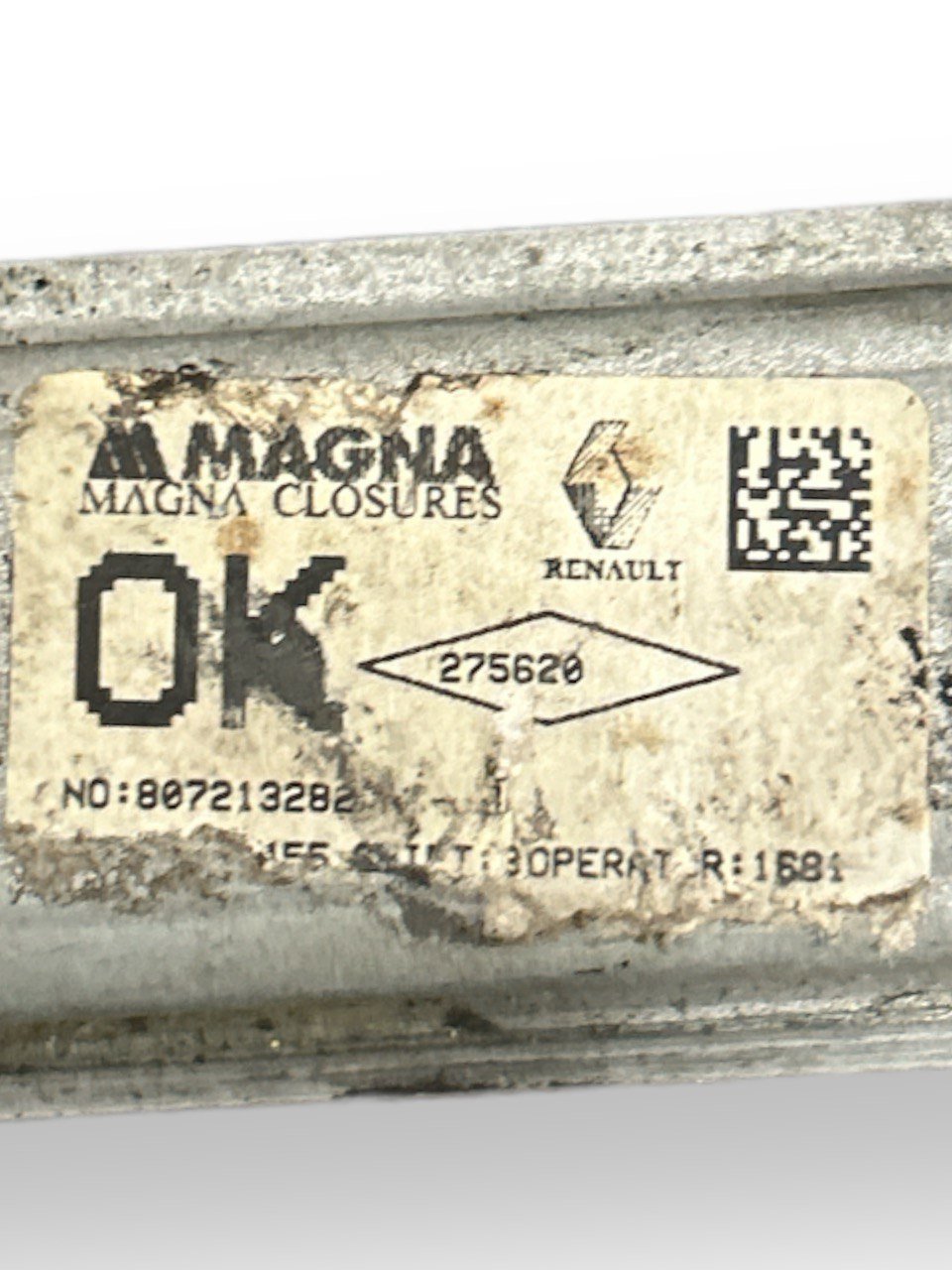 Cremagliera Alzavetri / Alzacristalli Elettrico Anteriore Sinistra (SX) Dacia Sandero Stepway (2012 > ) cod.807213282 - F&P CRASH SRLS - Ricambi Usati