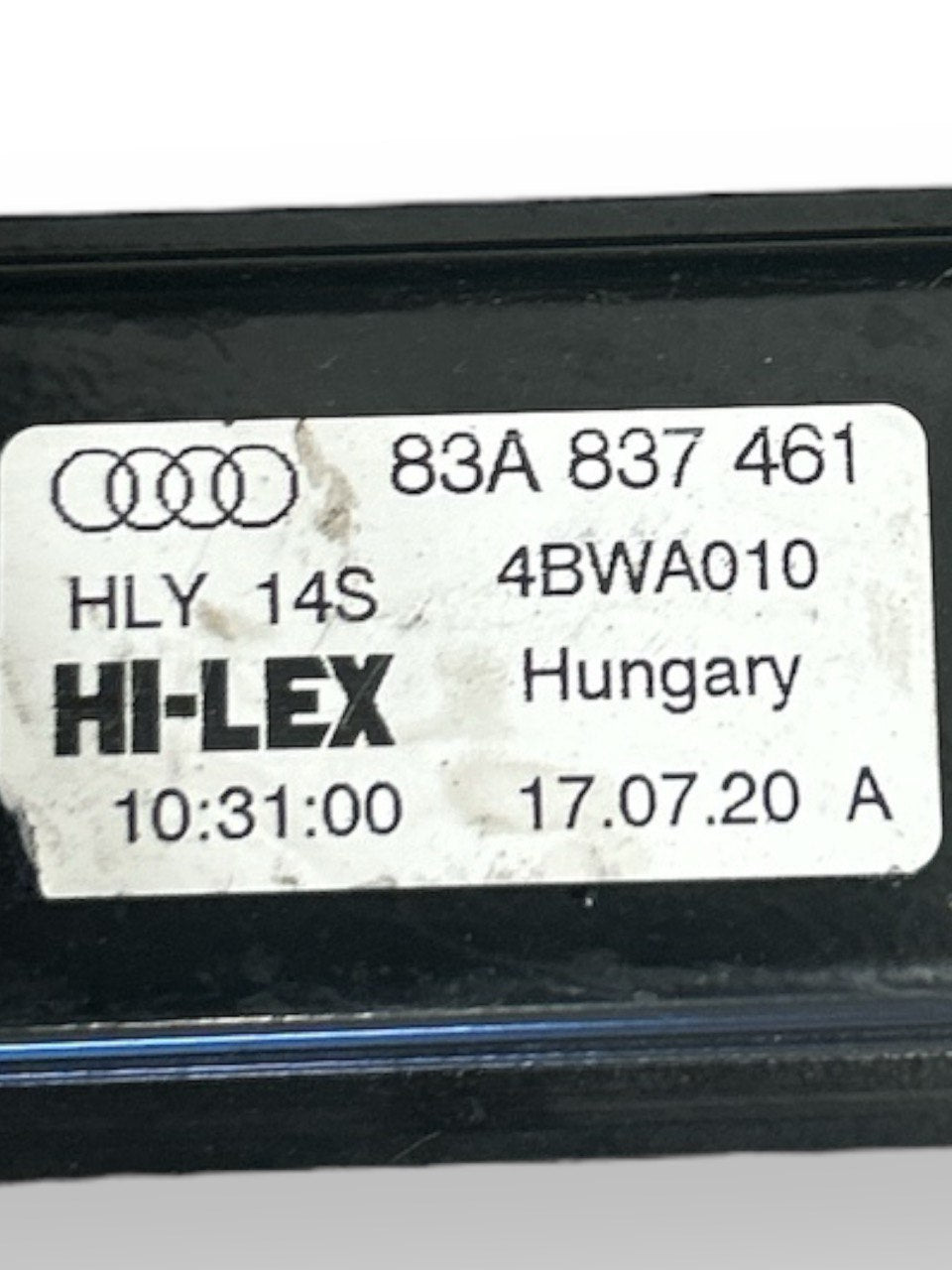 Cremagliera Alzavetro Anteriore Sinistra Audi RSQ3 (2018 > ) cod.83A837461 - F&P CRASH SRLS - Ricambi Usati