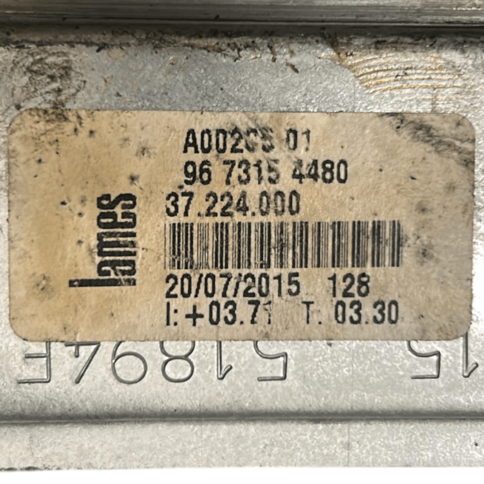 Cremagliera Alzavetro Anteriore Sinistra Peugeot 208 I cod.9673154480 (2012 > 2019) - F&P CRASH SRLS - Ricambi Usati