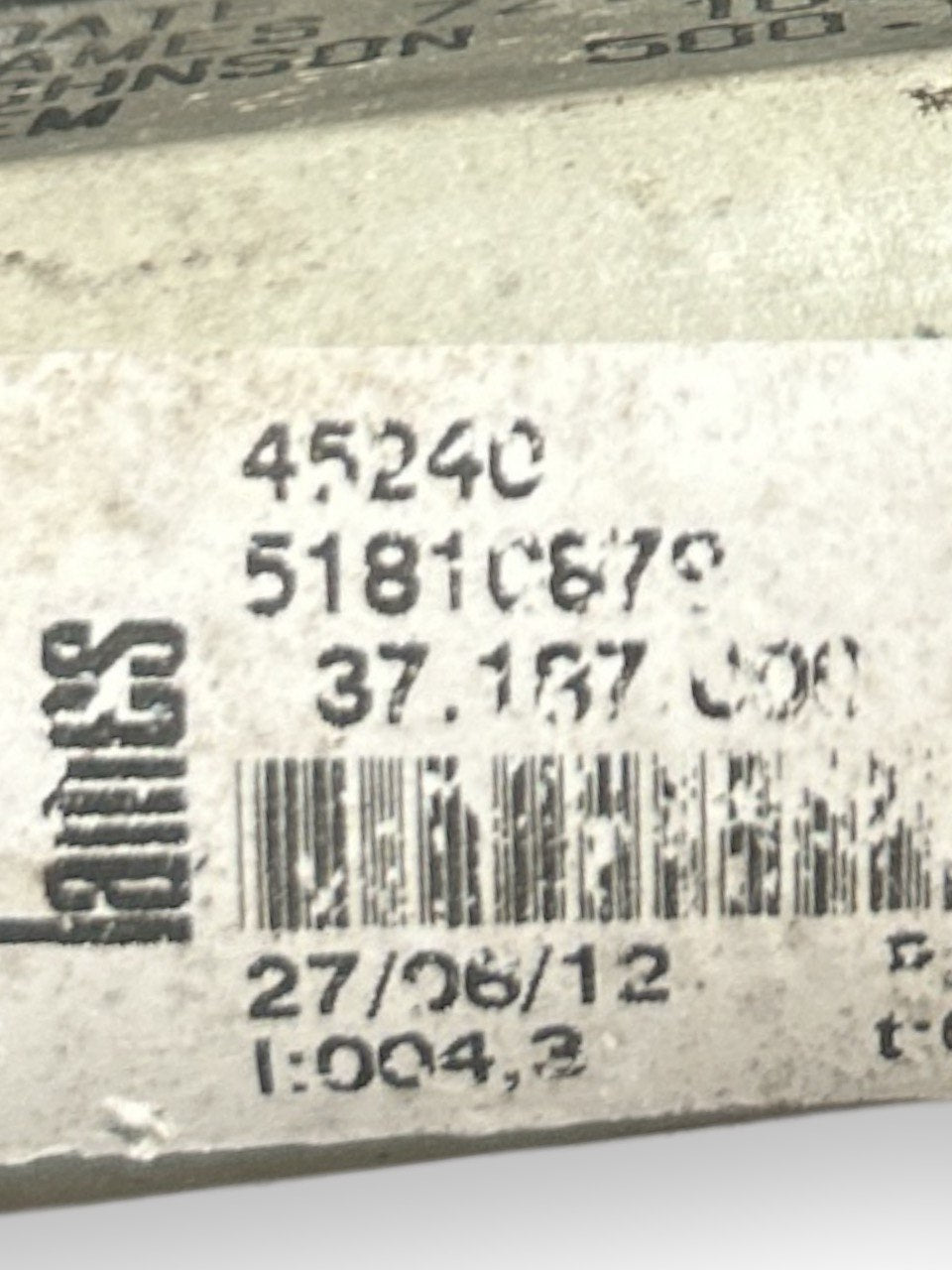 Cremagliera Alzavetro Elettrica Anteriore Destra (DX) Fiat Doblo (2009 > ) cod.51810879 - F&P CRASH SRLS - Ricambi Usati