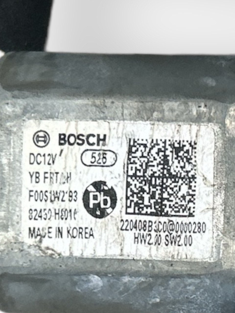 Cremagliera Alzavetro Elettrica Anteriore Sinistro (SX) Kia Stonic (2017 > ) cod.82450H8010 - F&P CRASH SRLS - Ricambi Usati