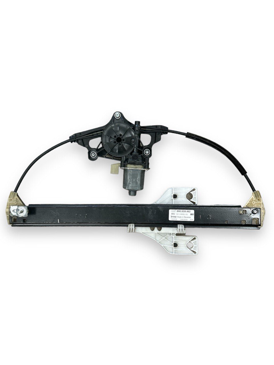 Cremagliera Alzavetro Elettrica Posteriore Destra (DX) Audi A4 (B9) (2016 > ) cod.8W0839462 - F&P CRASH SRLS - Ricambi Usati