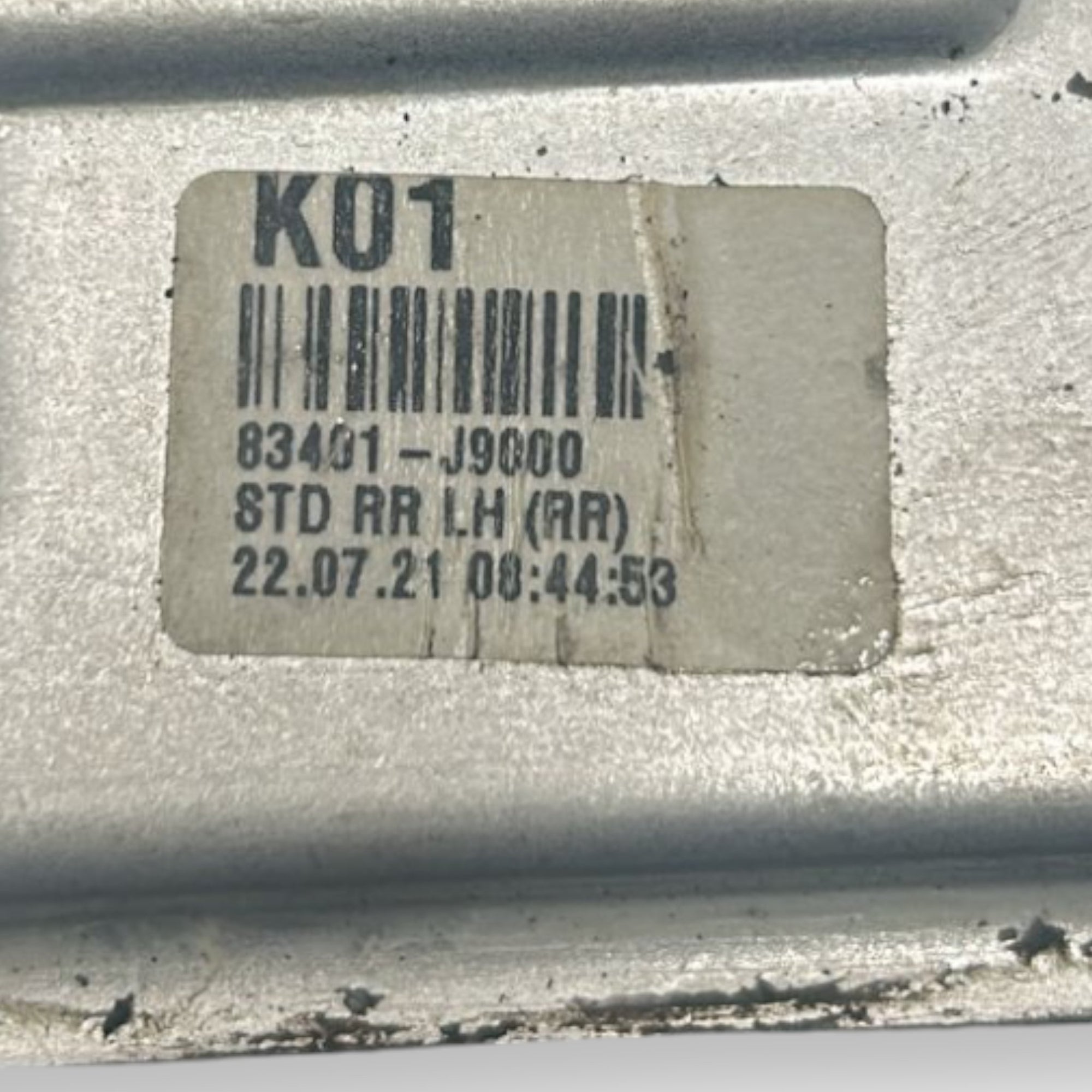 Cremagliera Alzavetro Elettrica Posteriore Sinistra Hyundai Kona cod.83401 - J9000 (2017 > ) - F&P CRASH SRLS - Ricambi Usati