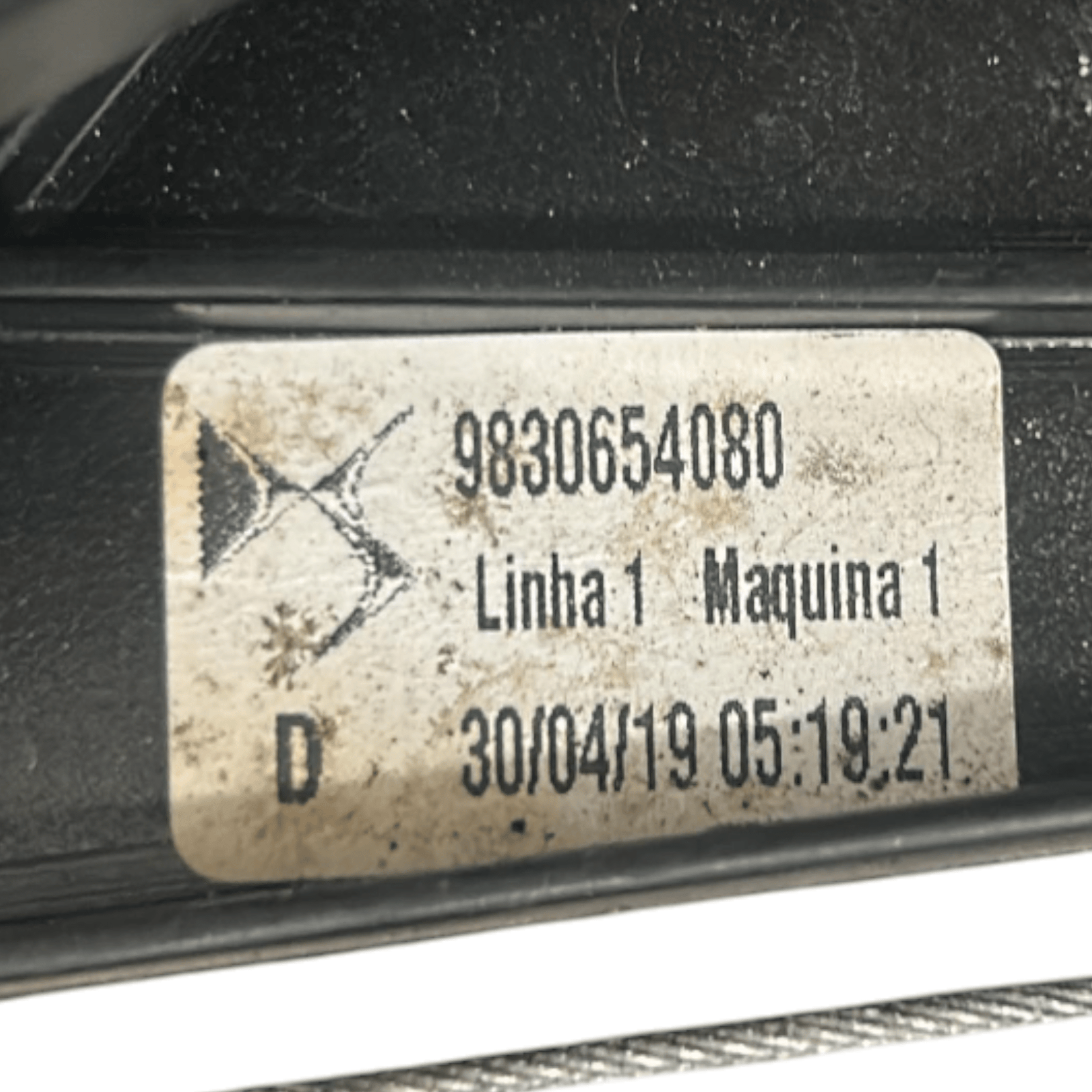 Right Rear Window Lift Mechanism DS7 cod.9830654080 (2016 > 2023) cod.156120861 - F&P CRASH SRLS - Used Spare Parts