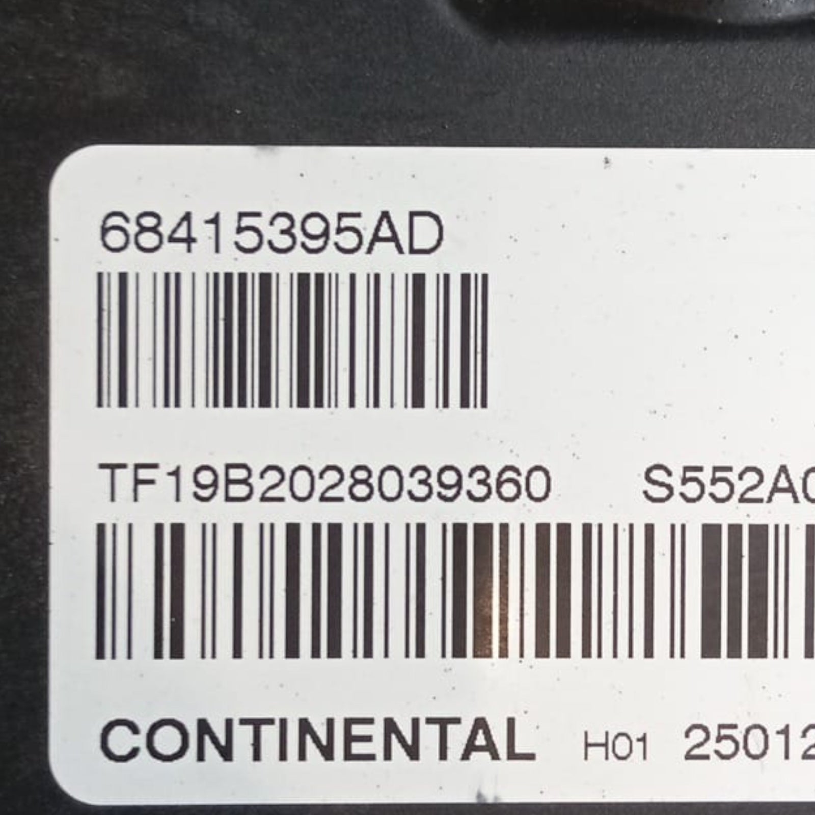 Centralina adblue jeep compass II code . a3c00153301 (2016 >) 