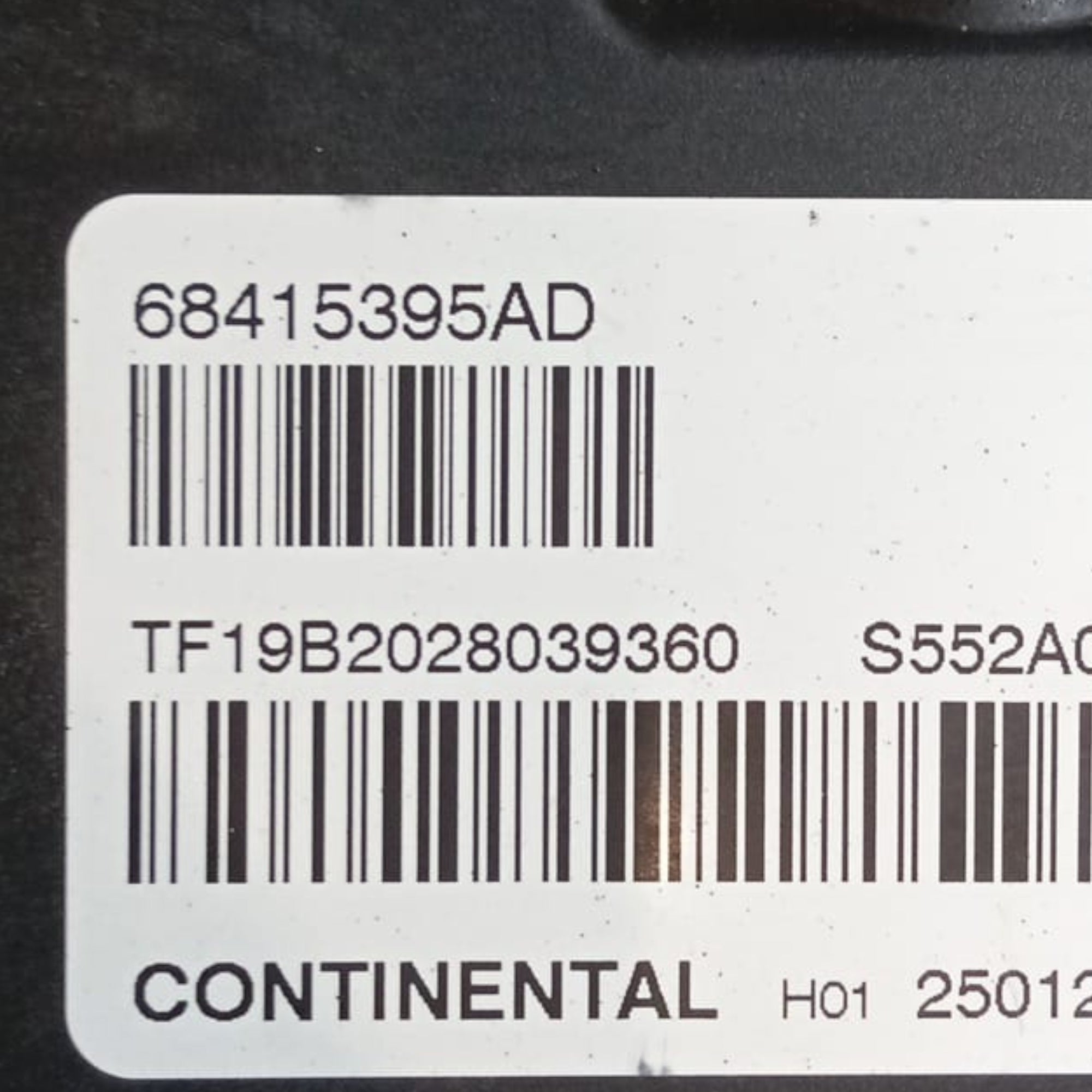 Centralina adblue jeep compass II code . a3c00153301 (2016 >) 