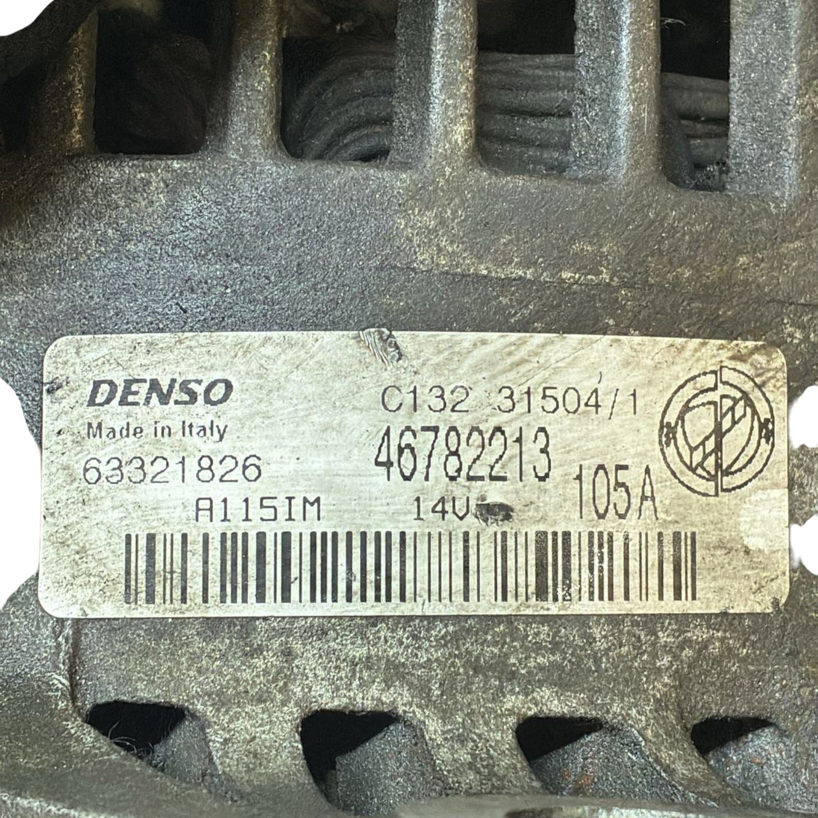 Alternator Alfa Romeo 147 Cod. 46782213 1.9 Diesel (2000 > 2010) 