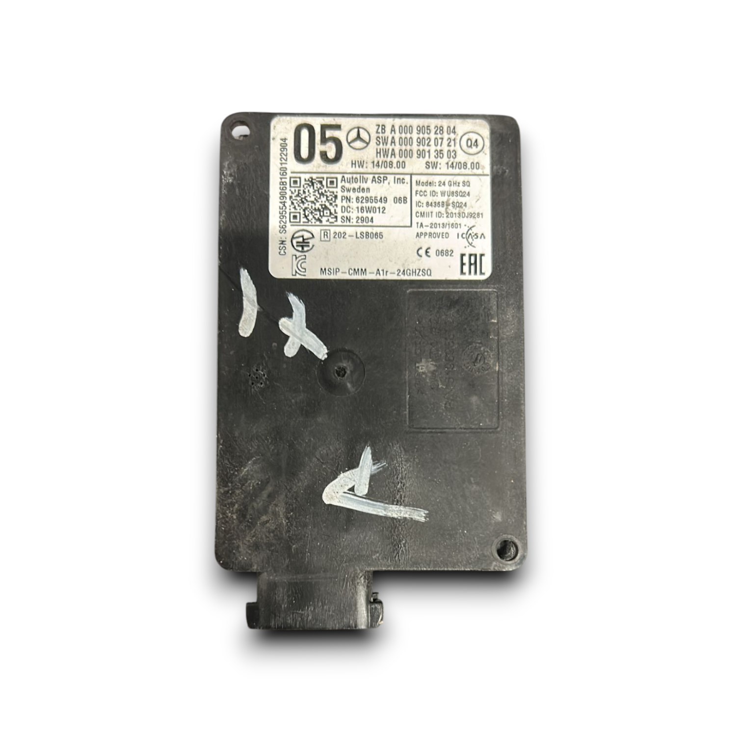 Radar Sensor Mercedes Benz Klasse A W176 Code: A0009052804 (2012 > 2018) 
