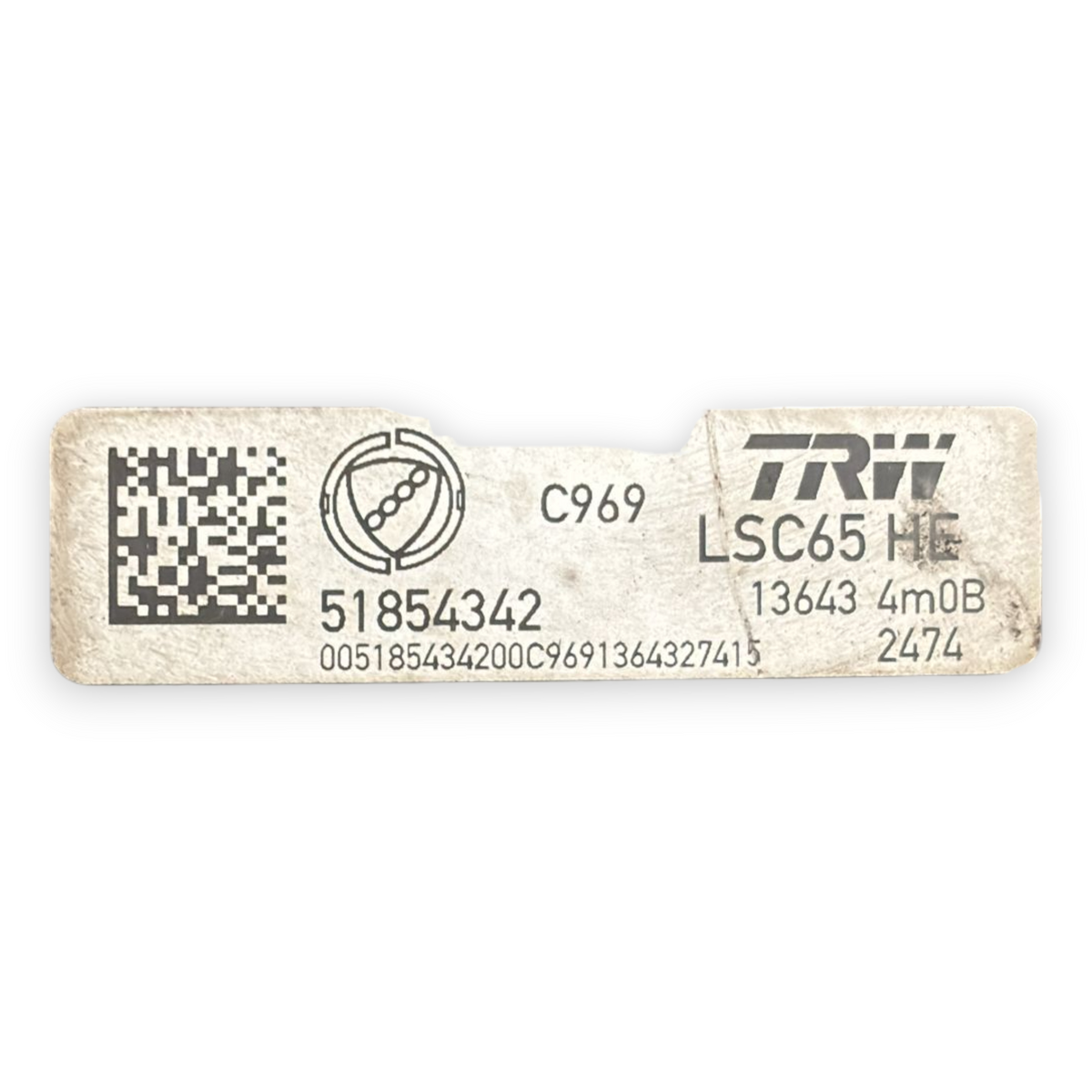 Pompa servofreno fiat panda 312 1.2 benzina cod:51854342 (2012-)