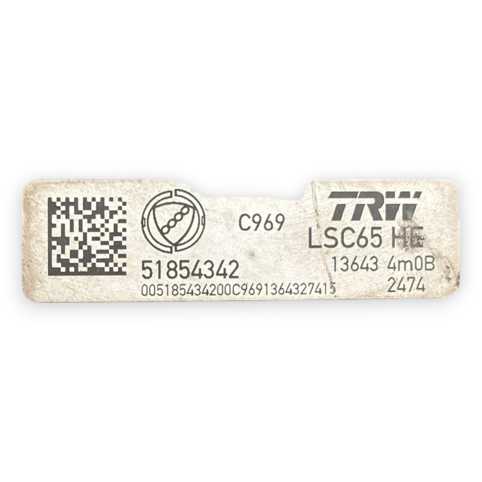 Pompa servofreno fiat panda 312 1.2 benzina cod:51854342 (2012-)