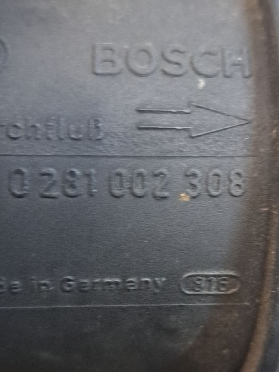 Debimetro / Flussometro Alfa Romeo 147 / Fiat / Alfa / Lancia 1.9 Diesel (2007) COD:0281002308 - F&P CRASH SRLS - Ricambi Usati