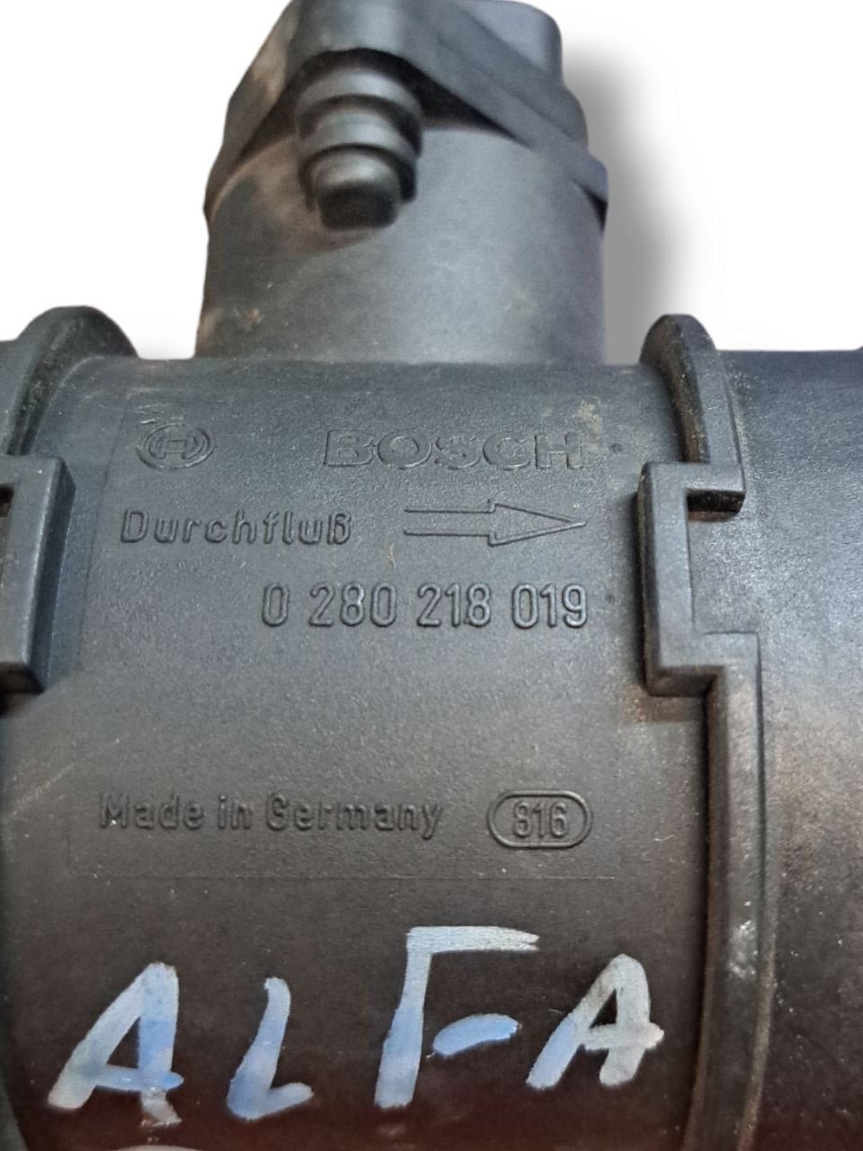 Debimetro / Flussometro Alfa Romeo 156 / Fiat / Alfa Romeo 1.9 diesel ( 2000 - 2012) COD:0280218019 - F&P CRASH SRLS - Ricambi Usati