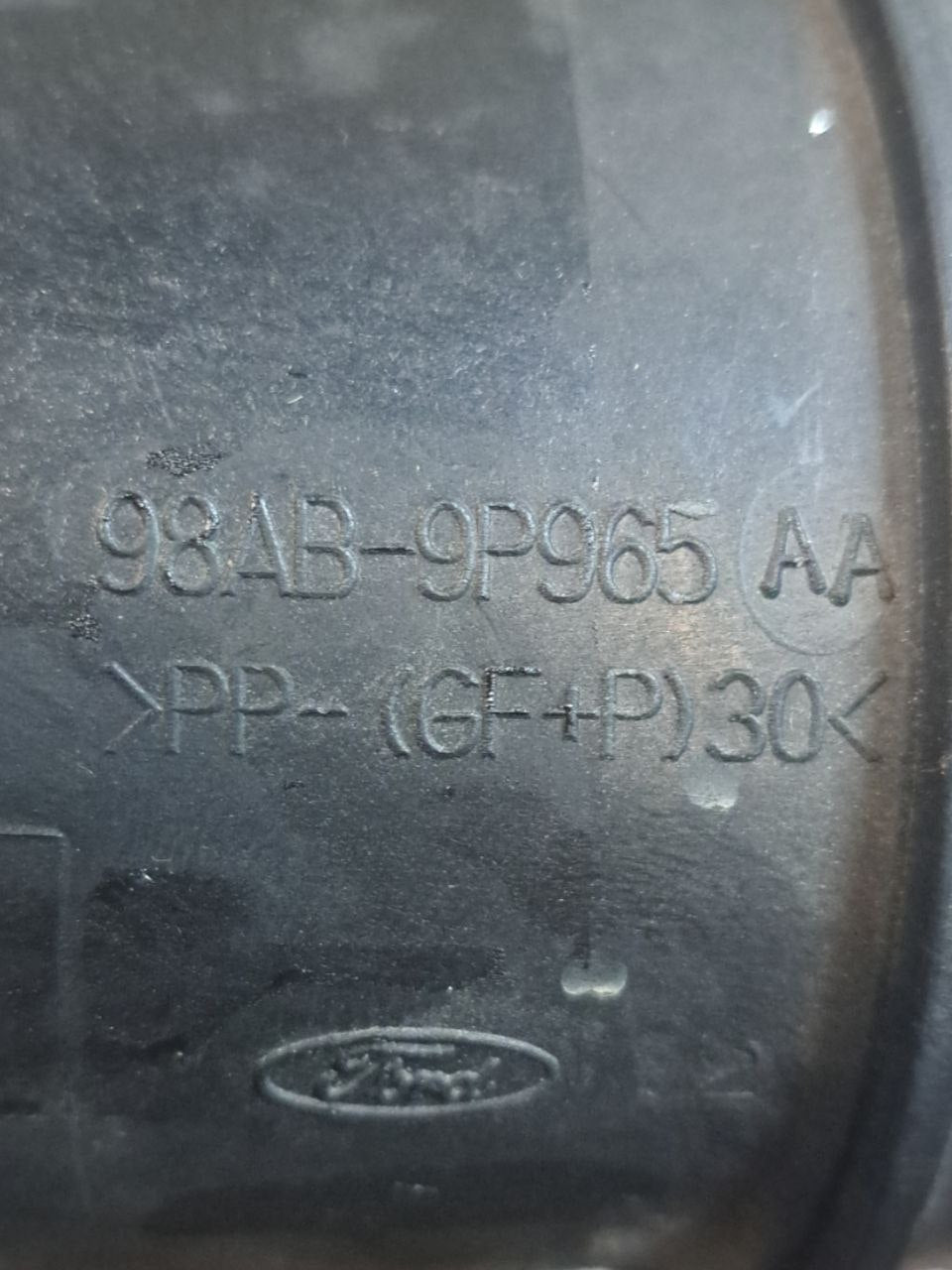 Debimetro / Flussometro Ford Focus 1.8 Diesel ( 2003 ) COD:98AB-9P965 AA - F&P CRASH SRLS - Ricambi Usati