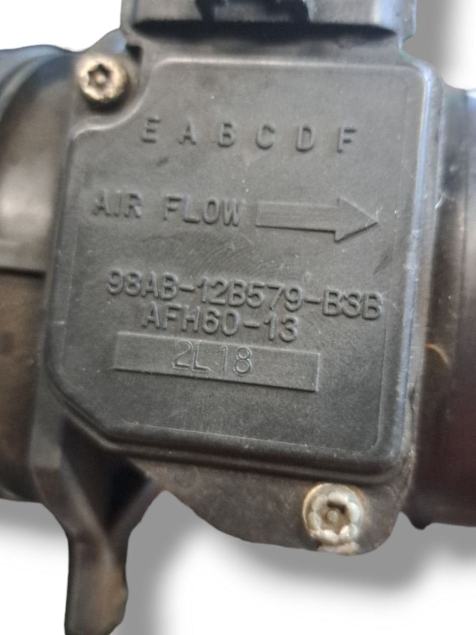 Debimetro / Flussometro Ford Focus MK1 1.8 Diesel ( 2003 ) COD:98AB-12B579-B3B - F&P CRASH SRLS - Ricambi Usati