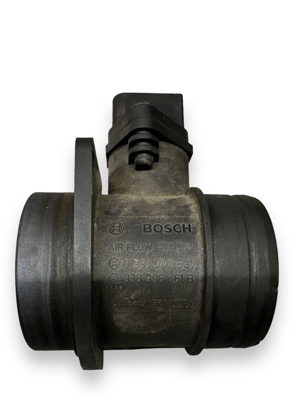 Flow meter Volkswagen Polo 9N (2004) 1.2 petrol code: 0281002531 - F&P CRASH SRLS - Used Parts