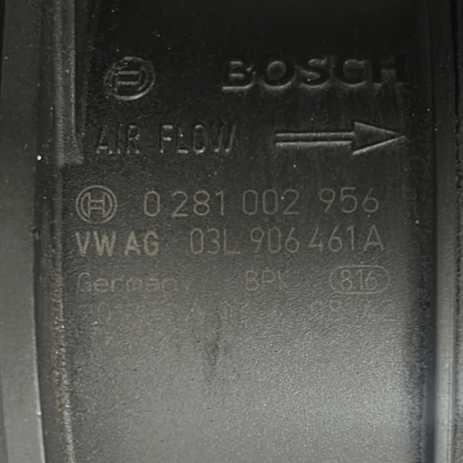 Volkswagen Tiguan (5N) flow meter cod.03L906461A 2.0 Diesel (2007 > 2016) flow meter + Tube cod.0281002956 - F&P CRASH SRLS - Used Parts