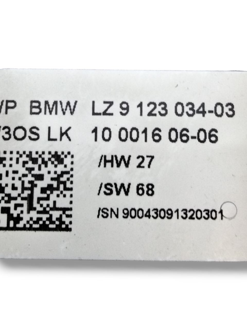 BMW series 1 E86/87 (2004-2012) light switch code 912303403 - F&P CRASH SRLS - Used Parts
