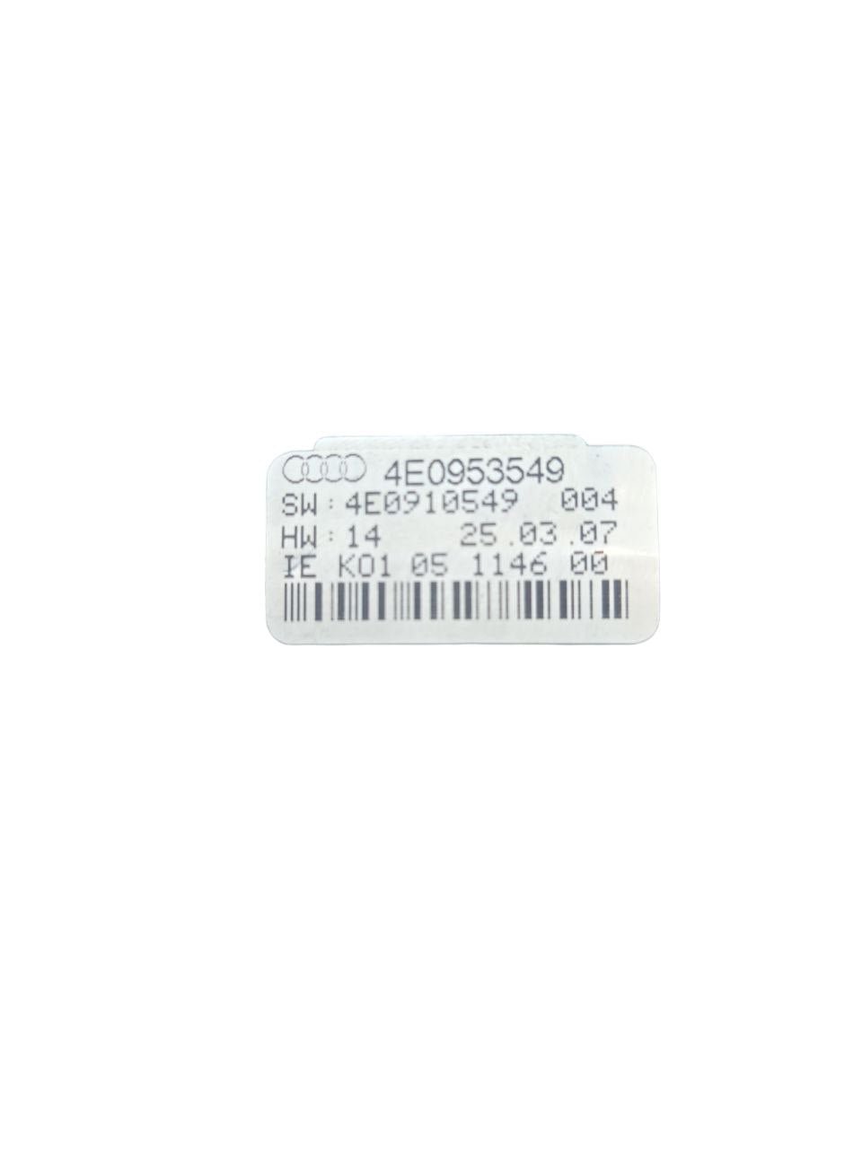 Devio Luci + Regolazione Cruice Control Audi A8 ( 2002 - 2009 ) Cod : 4E0910549 - F&P CRASH SRLS - Ricambi Usati