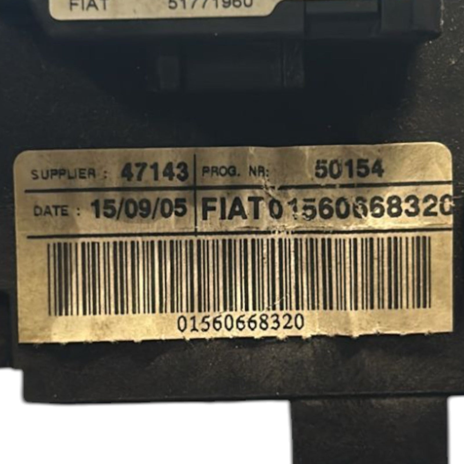 Steering columns Alfa Romeo 159 cod.01560668320 (2005 > 2011) cod.51771960 + Spiral Contact - F&P CRASH SRLS - Used Parts