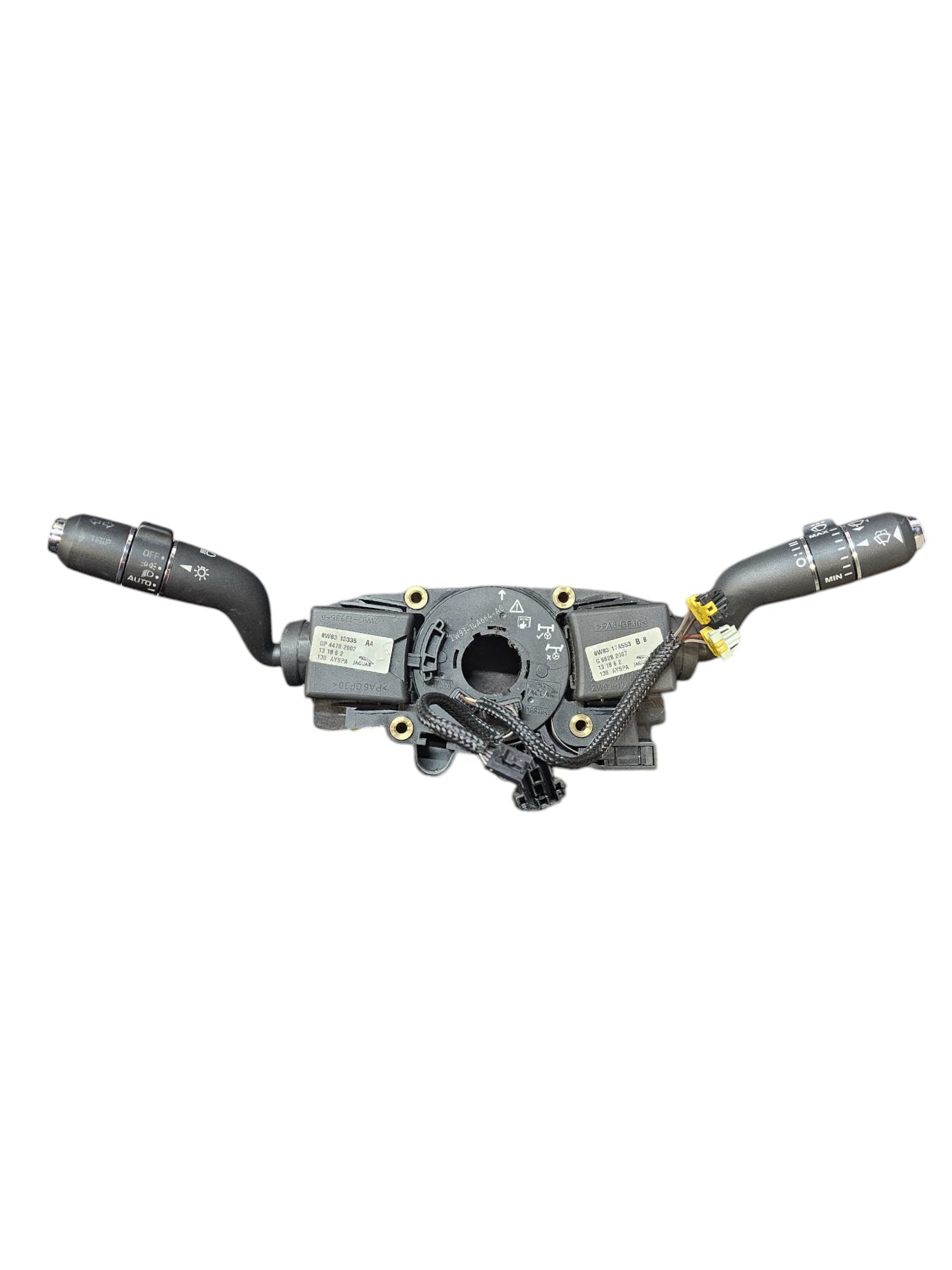 Complete Steering Column Switch + Spiral Contact Jaguar XJ X351 Code: 8W8313N064 (2009 - 2019) - F&P CRASH SRLS - Used Parts