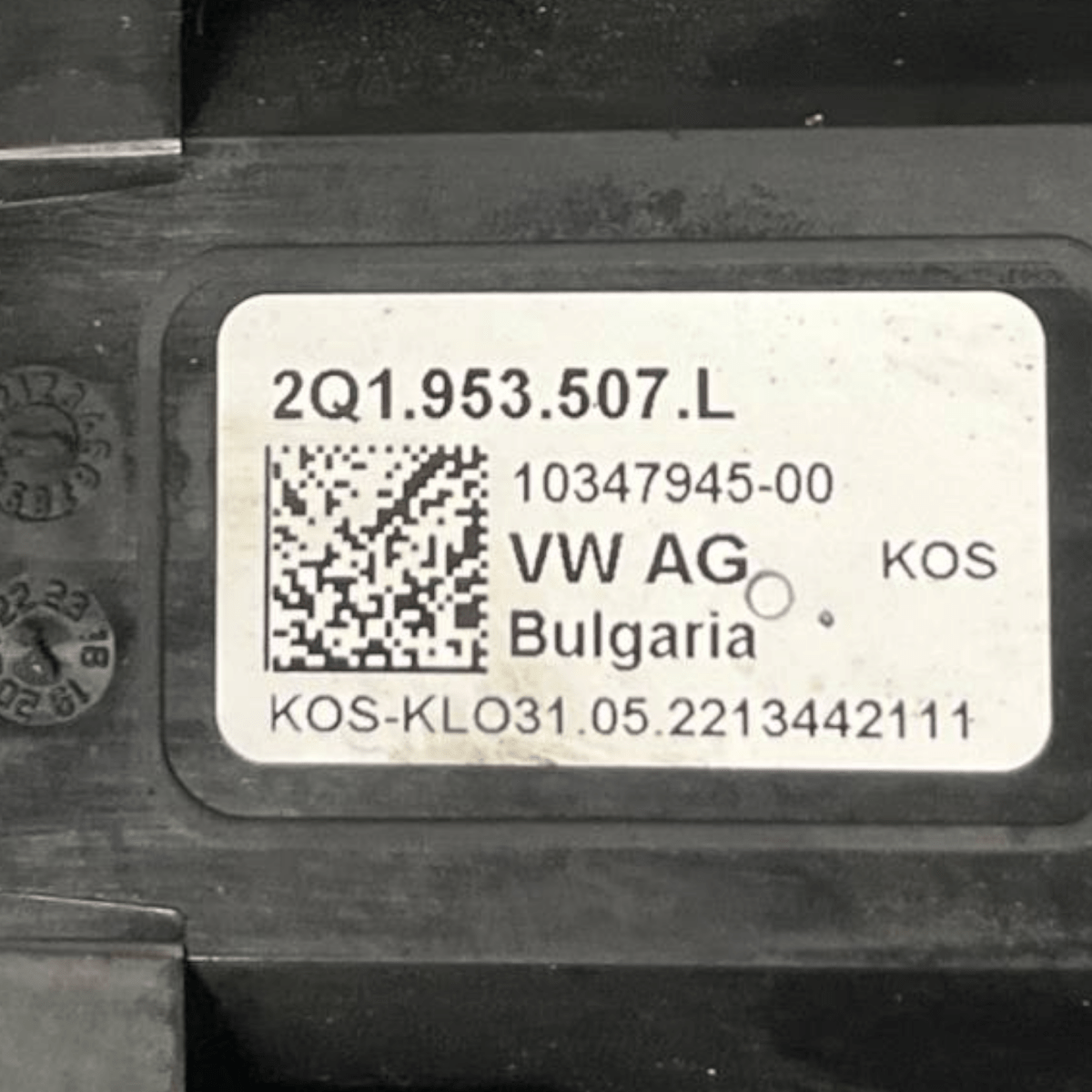 Wiper + Spiral Contact + Ignition Switch + Key Volkswagen T - Cross (2019 - ) code: 2Q1953507L - F&P CRASH SRLS - Used Parts