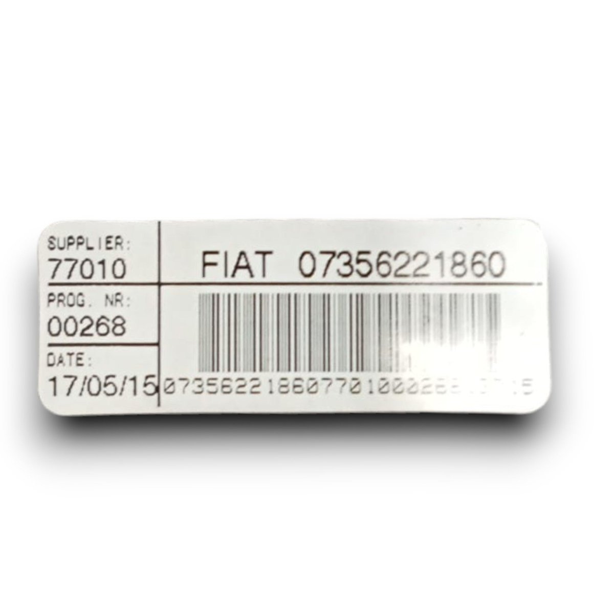 Steering column switches fiat panda 312 code . 07356221860 (2012 >) + spiral contact - F&P CRASH SRL - Used Spare Parts