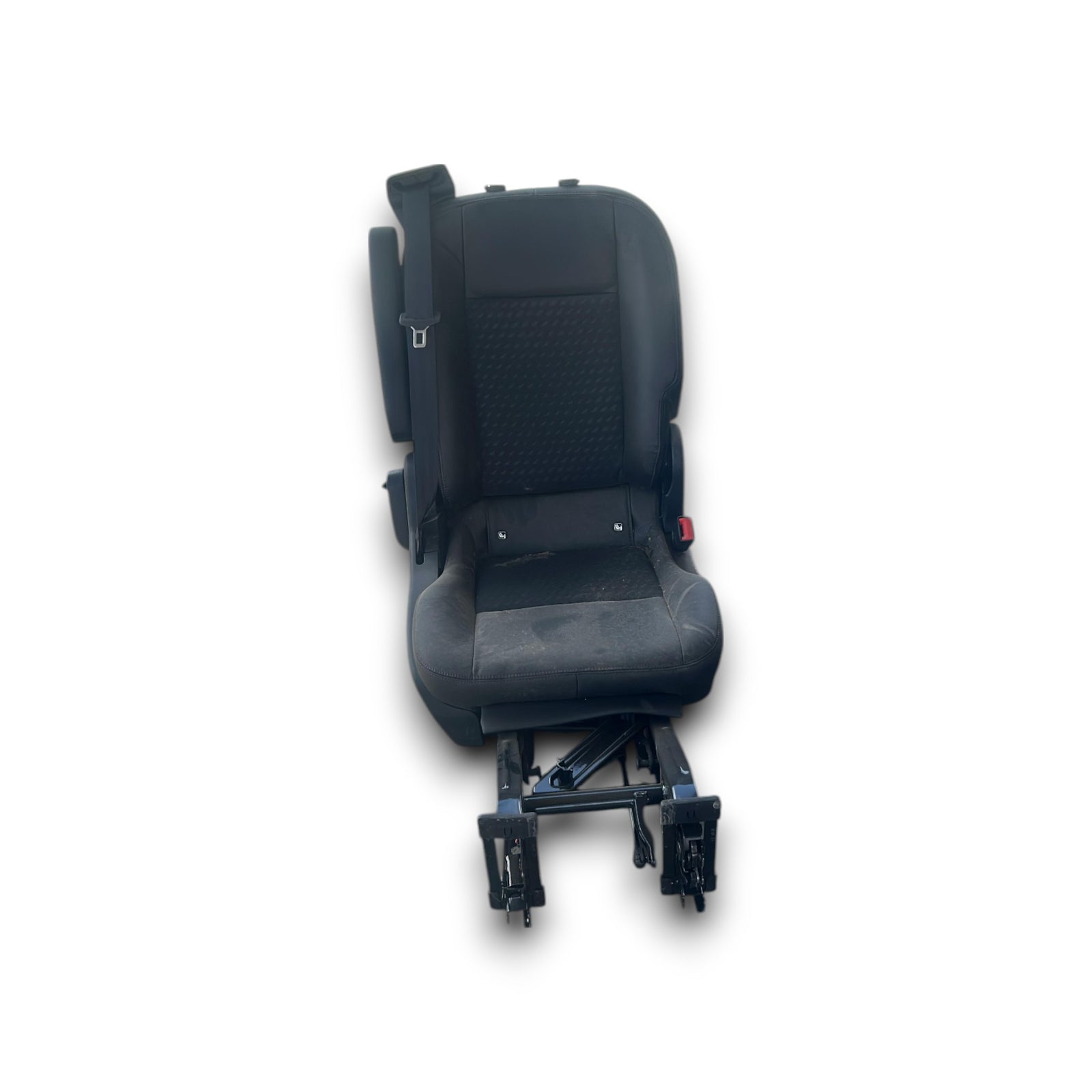 Sedile posteriore passeggero in stoffa e pelle nero Ford Tourneo Custom I (2018 > 2023) 8 posti