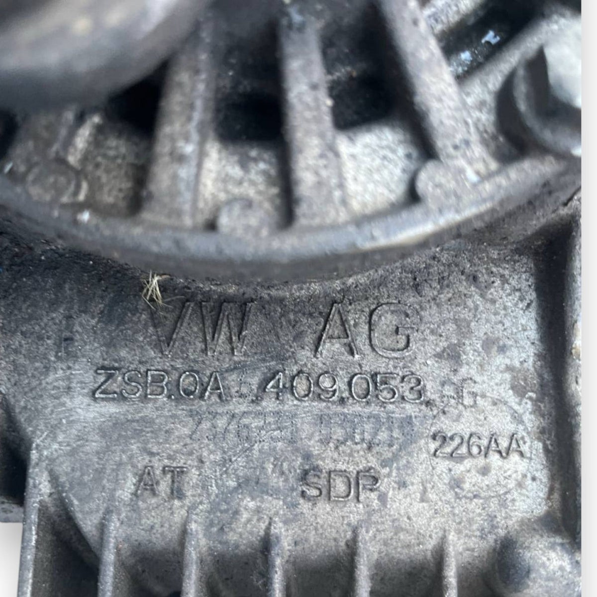 Differenziale anteriore Audi Q3 8U 2.0 Diesel (2011 al 2018) cod.ZSB0A409053 - F&P CRASH SRLS - Ricambi Usati