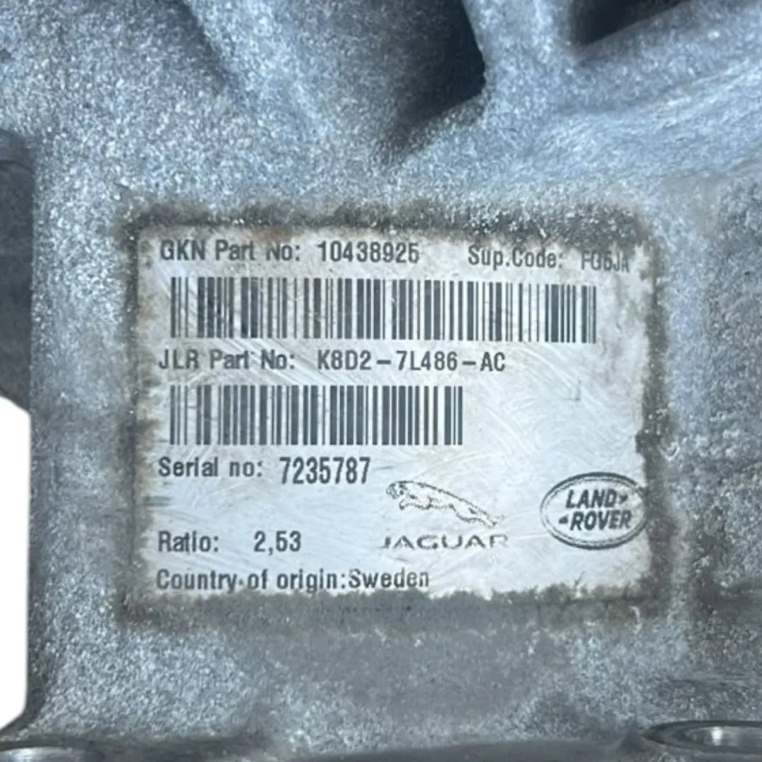 Dettaglio Differenziale del cambio Land Rover Range Rover Evoque dal 2018 cod. K8D2-7L486-AC - foto 4