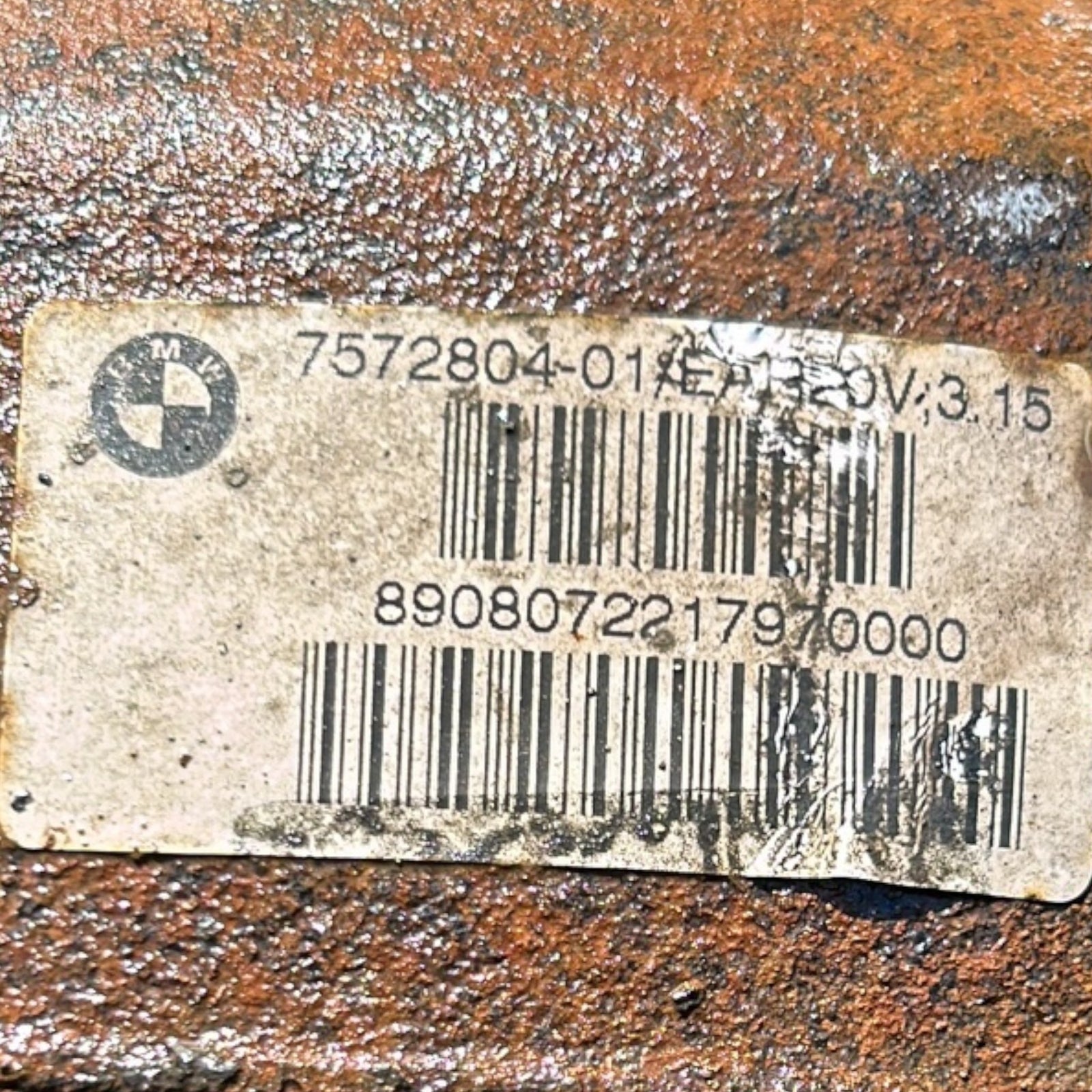 Differenziale Posteriore BMW Serie 3 (E91) SW cod.7572804 2.0 Diesel (2005 > 2013) - F&P CRASH SRLS - Ricambi Usati