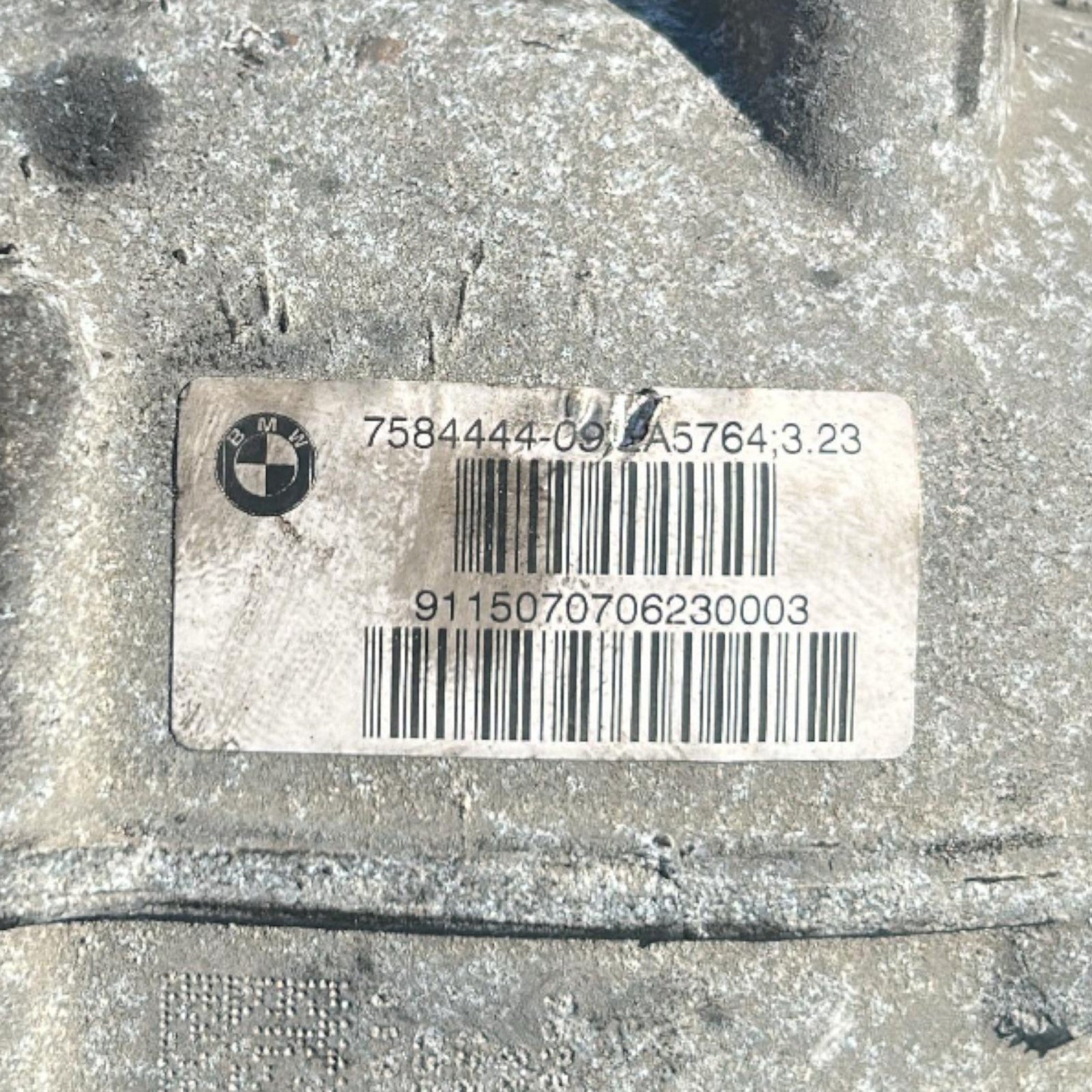 Differenziale Posteriore BMW Serie 6 Gran Coupè (F06) cod.7584444 - 09 3.0 Benzina (2012 > 2018) + Albero Di Trasmissione cod.7632631 - 02 - F&P CRASH SRLS - Ricambi Usati