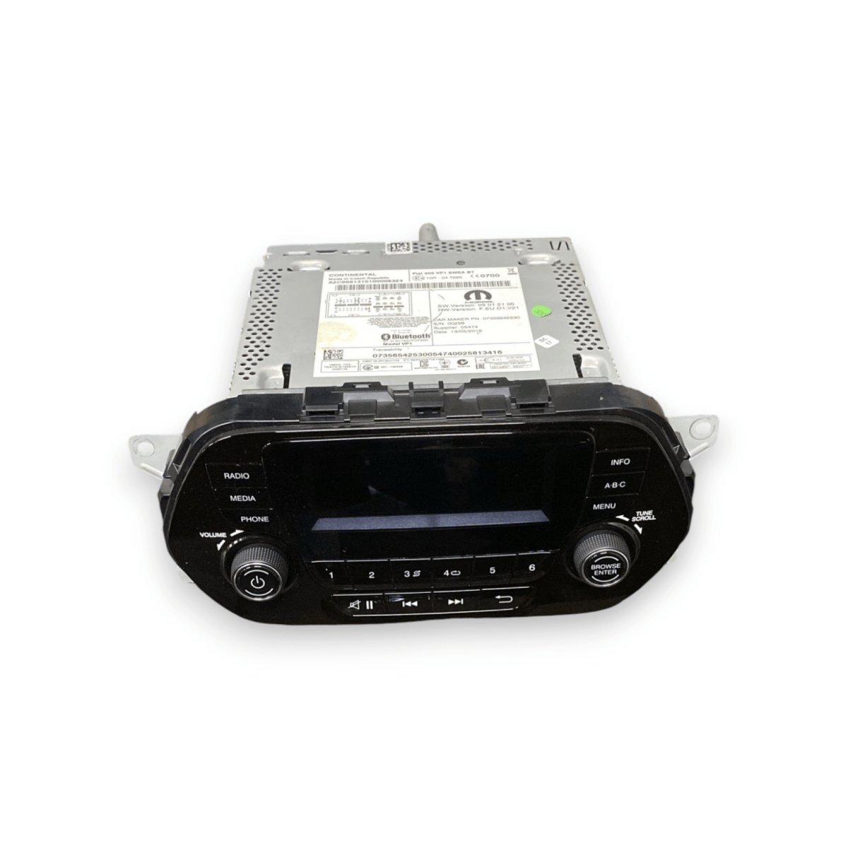 Display / autoradio fiat tipo cod:10r - 047280 (2015 - ) - F&P CRASH SRLS - Ricambi Usati