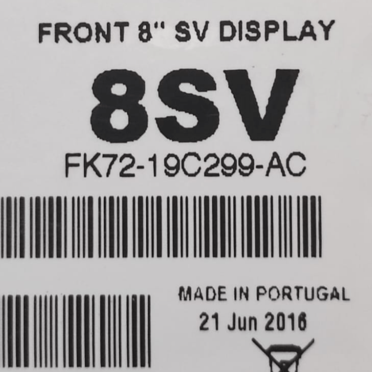 Display / autoradio land rover discovery v serie cod: fk7219c299ac (2014 - ) - F&P CRASH SRLS - Ricambi Usati