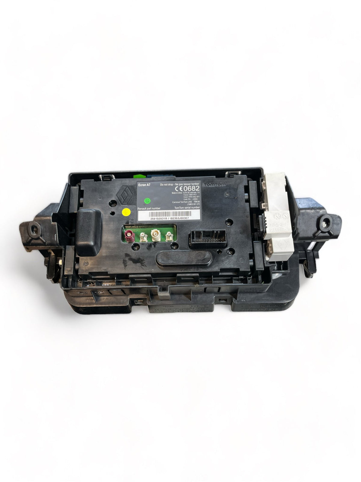 DISPLAY GPS NAVIGATORE TomTom RENAULT MEGANE III ( 2015 ) cod : 259150931R - F&P CRASH SRLS - Ricambi Usati