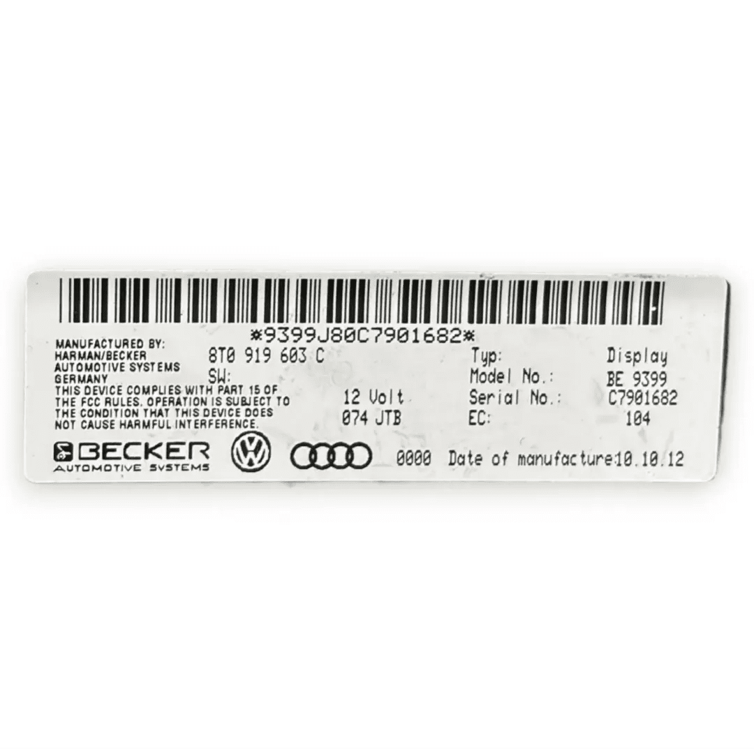 Dettaglio Display multifunzione Audi A6 4F 2004–2009 cod. 8T0919603C - foto 3