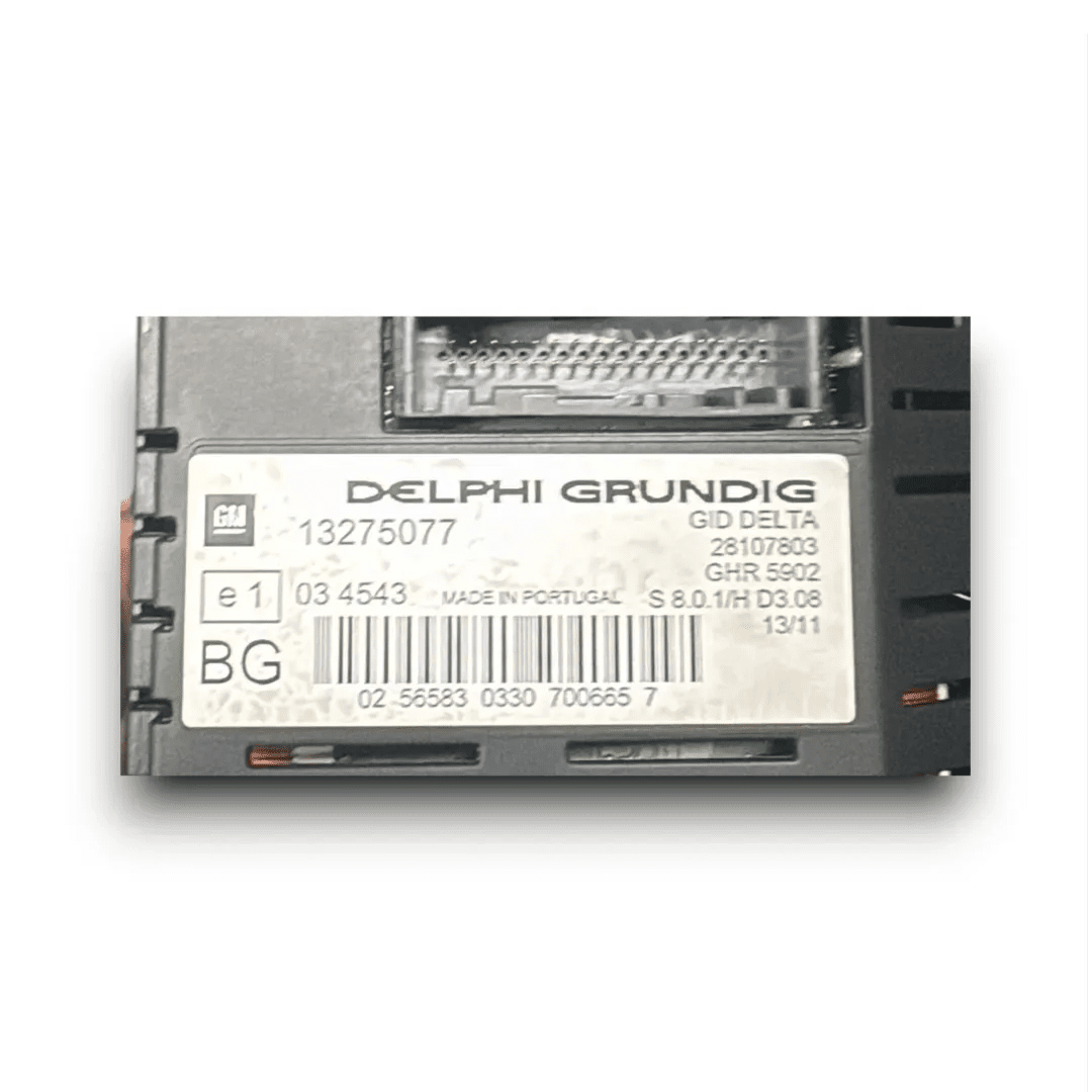 Dettaglio Display multifunzione Opel Zafira B dal 2005 cod. 13275077 - foto 3