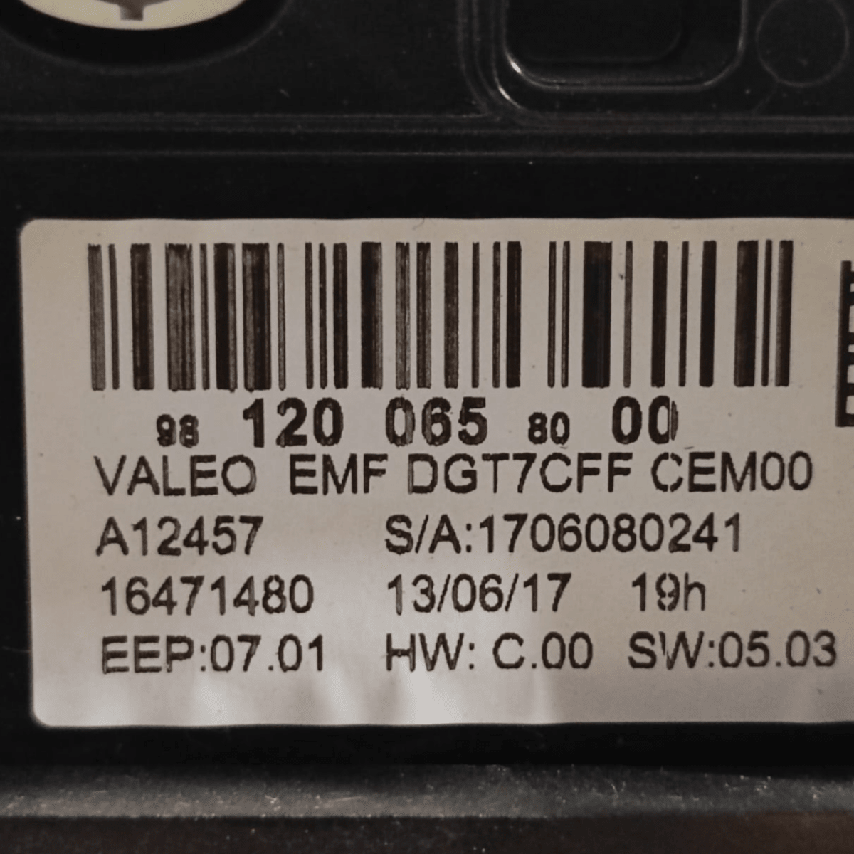 Display / Schermo Citroen C3 cod: 9812006580 (2016 - ) - F&P CRASH SRL - Ricambi Usati