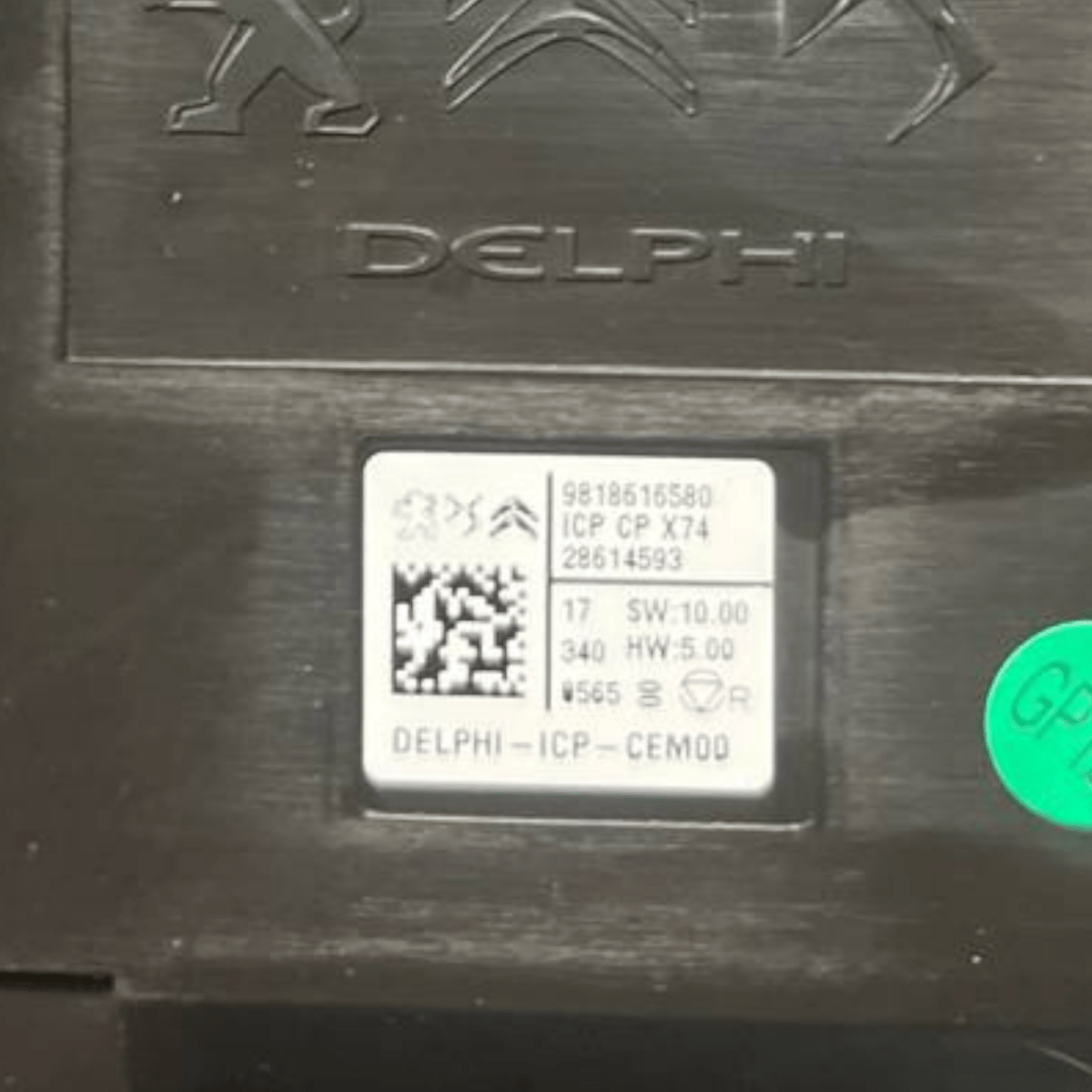 Display / Schermo DS7 Crossback (2017 - ) cod: 9818616580 - F&P CRASH SRLS - Ricambi Usati