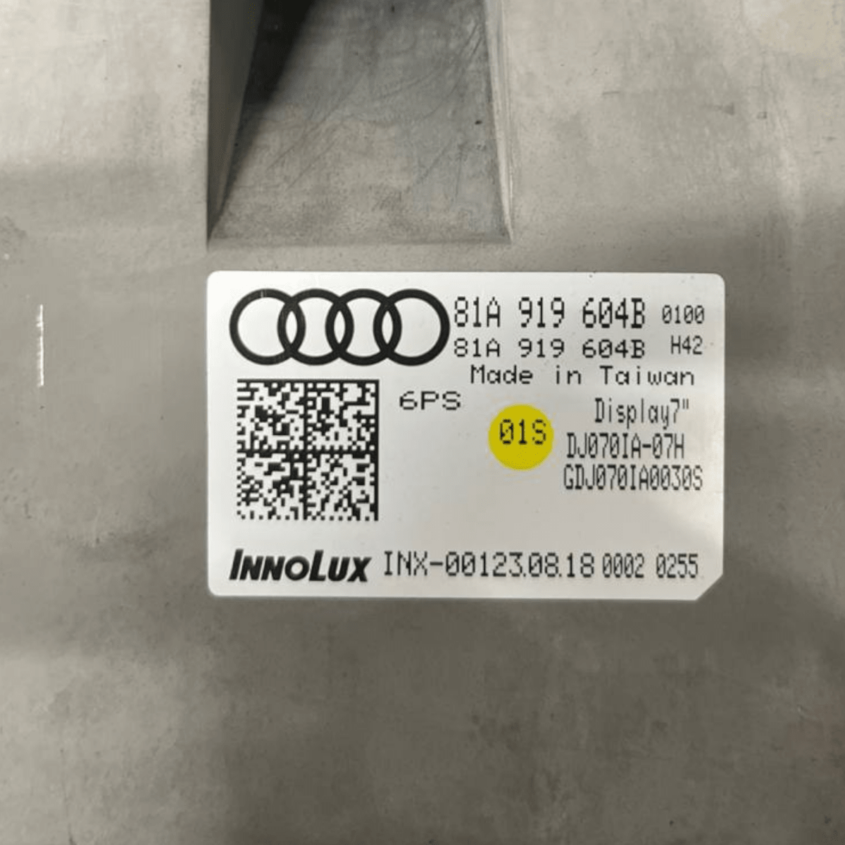 Display / Schermo Multifunzione Audi Q2 (2016 - ) cod: 81A919604B - F&P CRASH SRL - Ricambi Usati