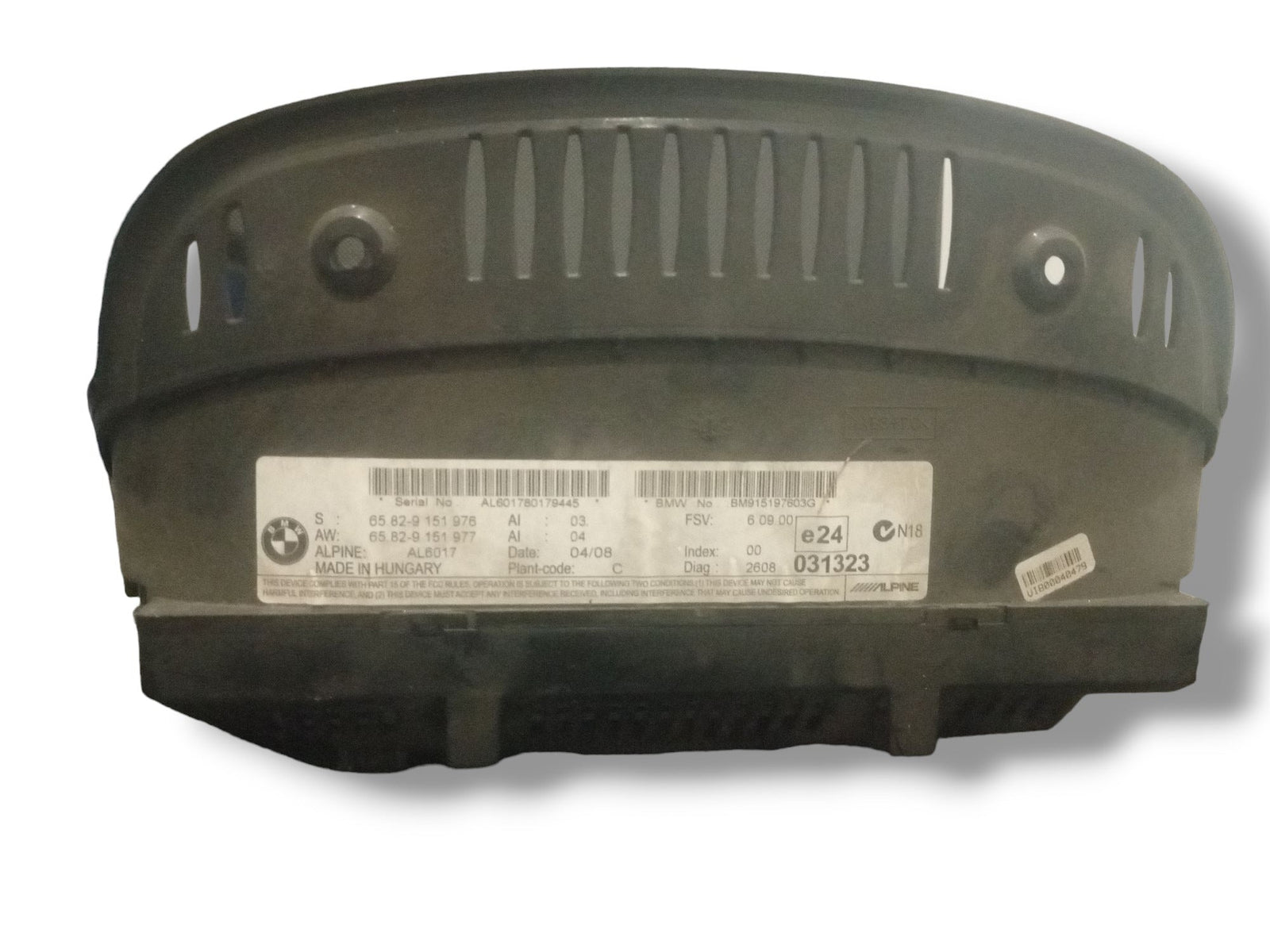 Display schermo Multifunzione BMW Serie 3 E91 2.0d(2007) cod: 65829151977 - F&P CRASH SRLS - Ricambi Usati