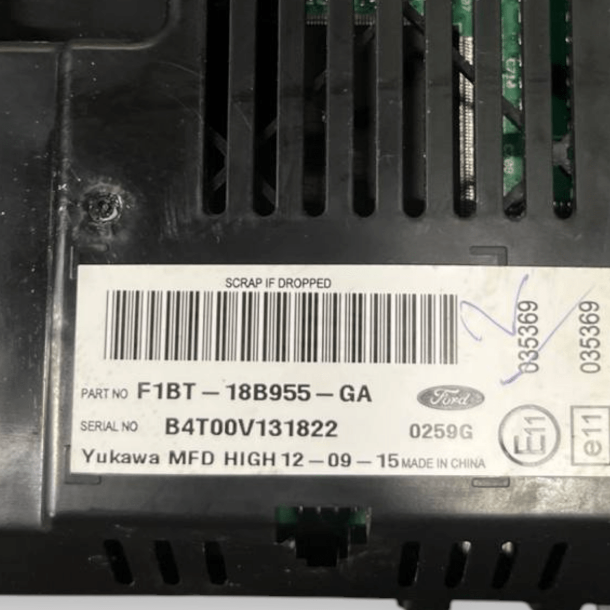 Display / Ford Ecosport II Multifunction Screen (2018 - ) code: F1BT - 18B955 - GA - F&P CRASH SRLS - Used Parts