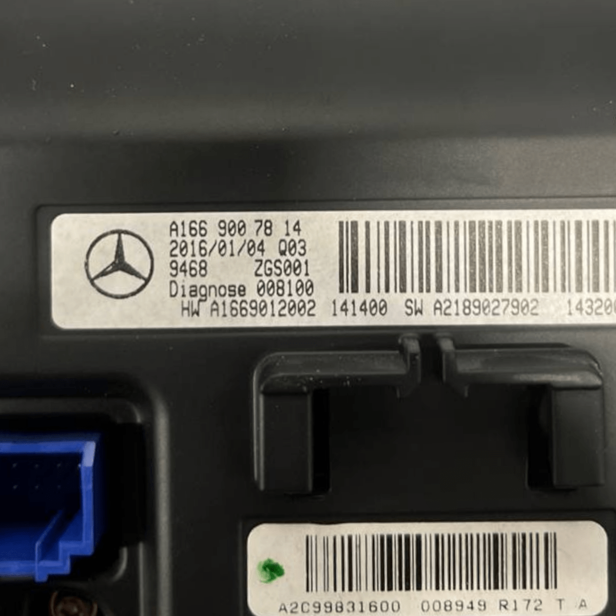 Display / Multifunction Screen Mercedes - Benz Class A W176 AMG (2013 to 2016) code: A1669007814 - F&P CRASH SRLS - Used Parts