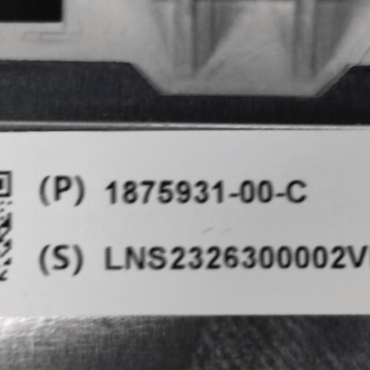 Display / rear screen Tesla Model 3 code: 187593100c (2021 - ) - F&P CRASH SRLS - Used Spare Parts